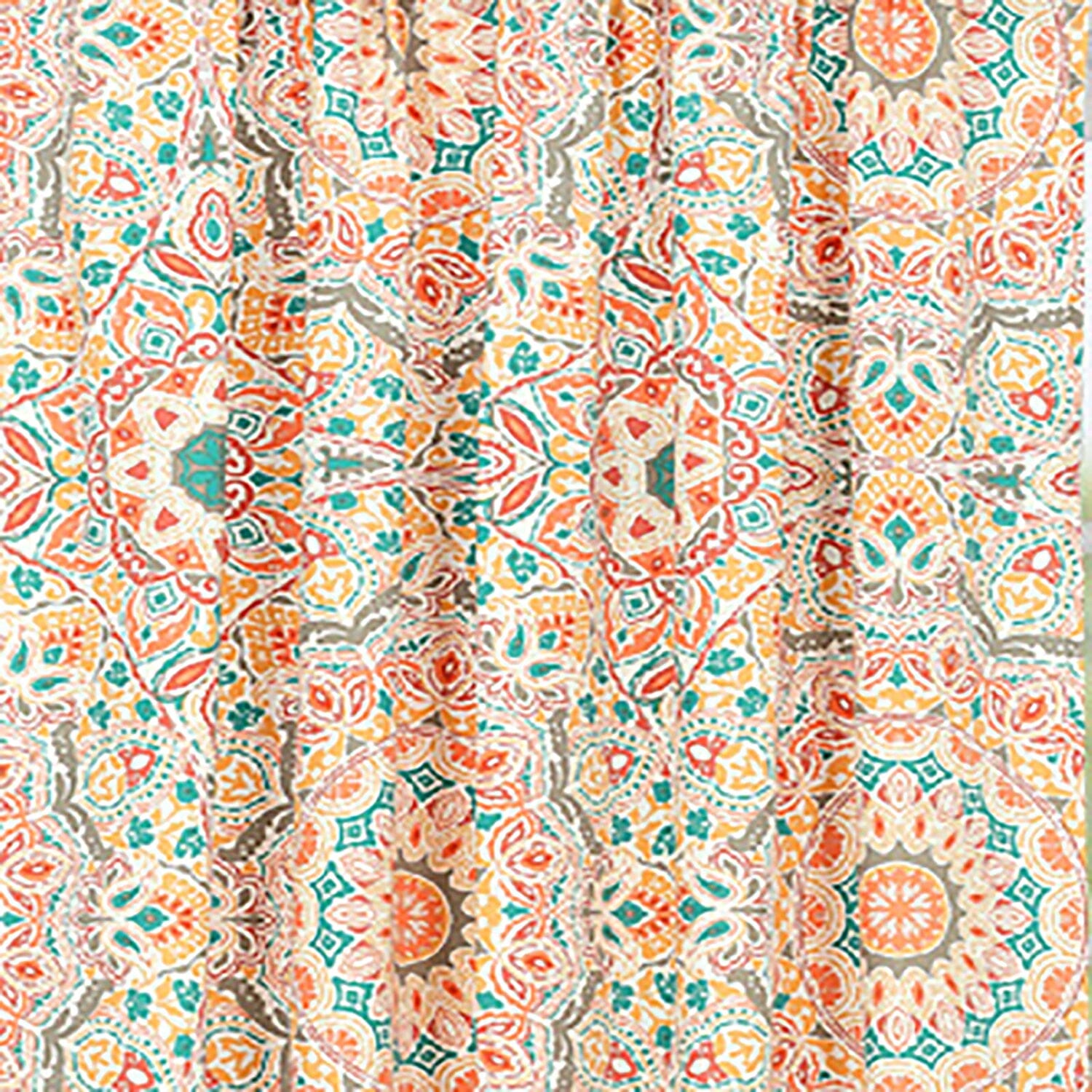 2-Piece Set: Sloane Street Cozumel Medallion Window Curtain Panel Pair Clearance Very Cheap