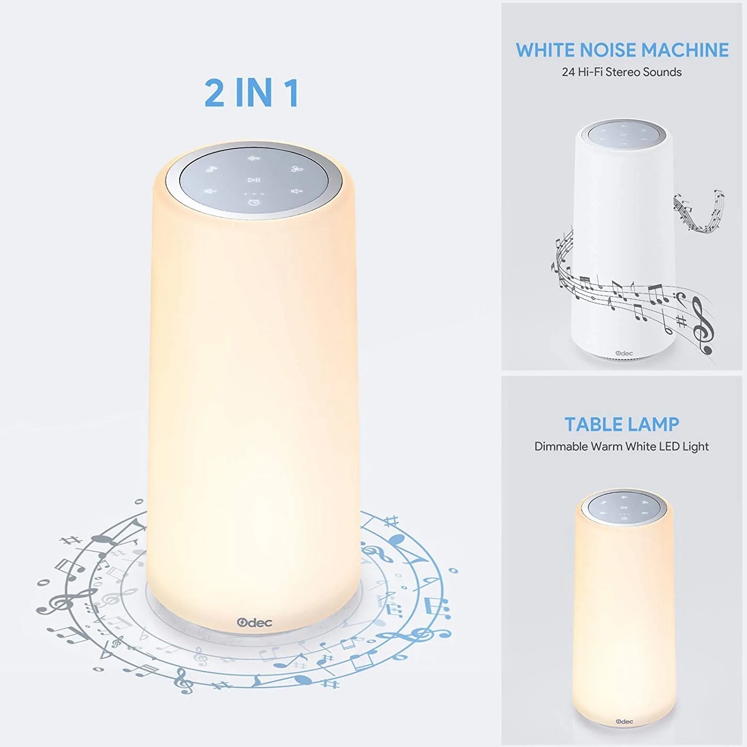 White Baby Sound Machine with Night Light Buy Cheap Brand New Unisex