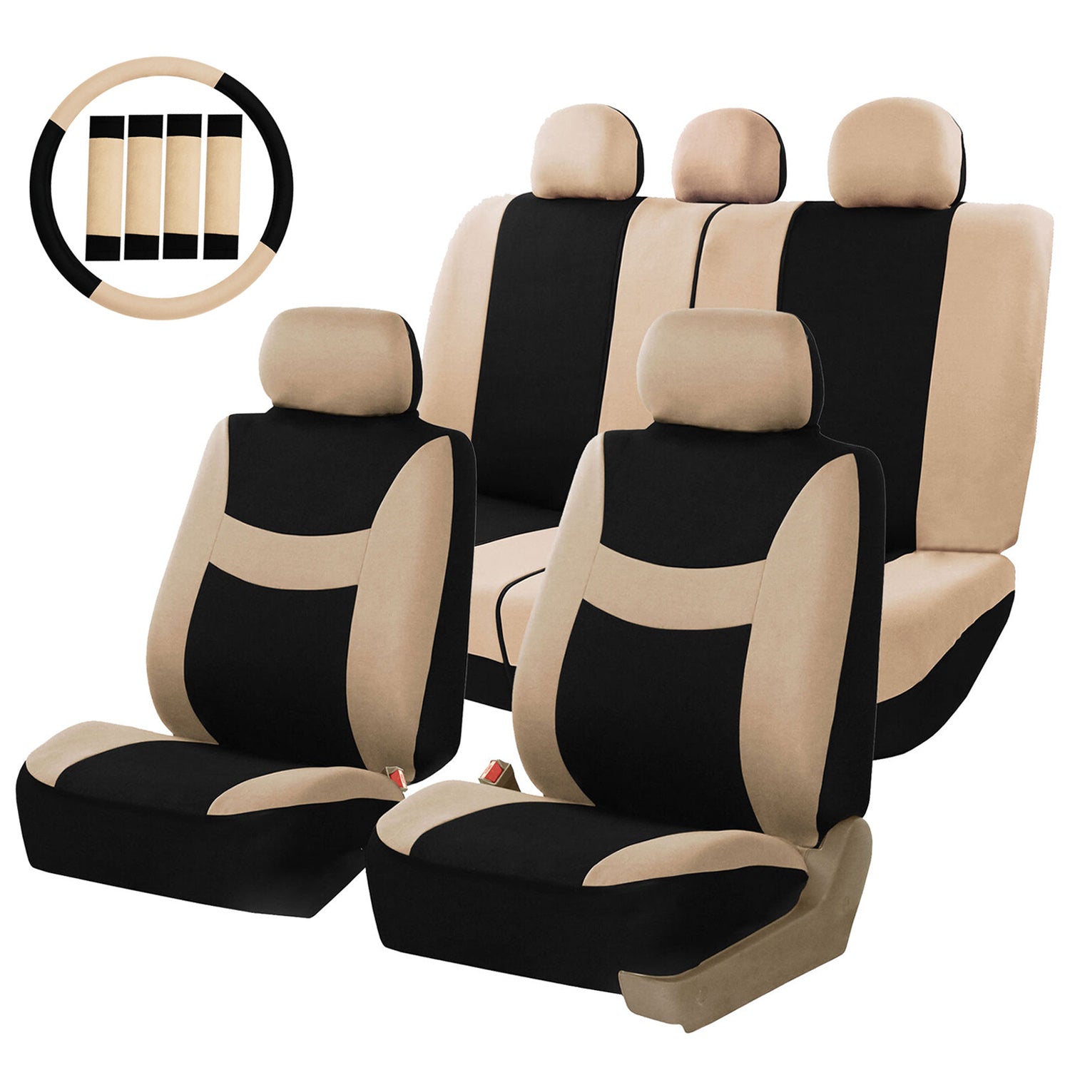 14-Pieces: Universal Auto Seat Cover Set Pictures Online