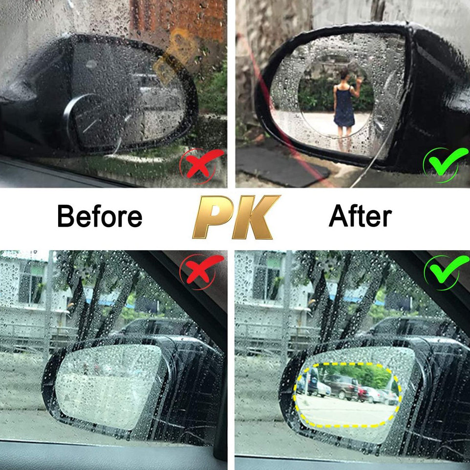 4-Pack: Britenway Anti Rain Car Rear and Side View Mirror Film Wholesale Pice Cheap Online