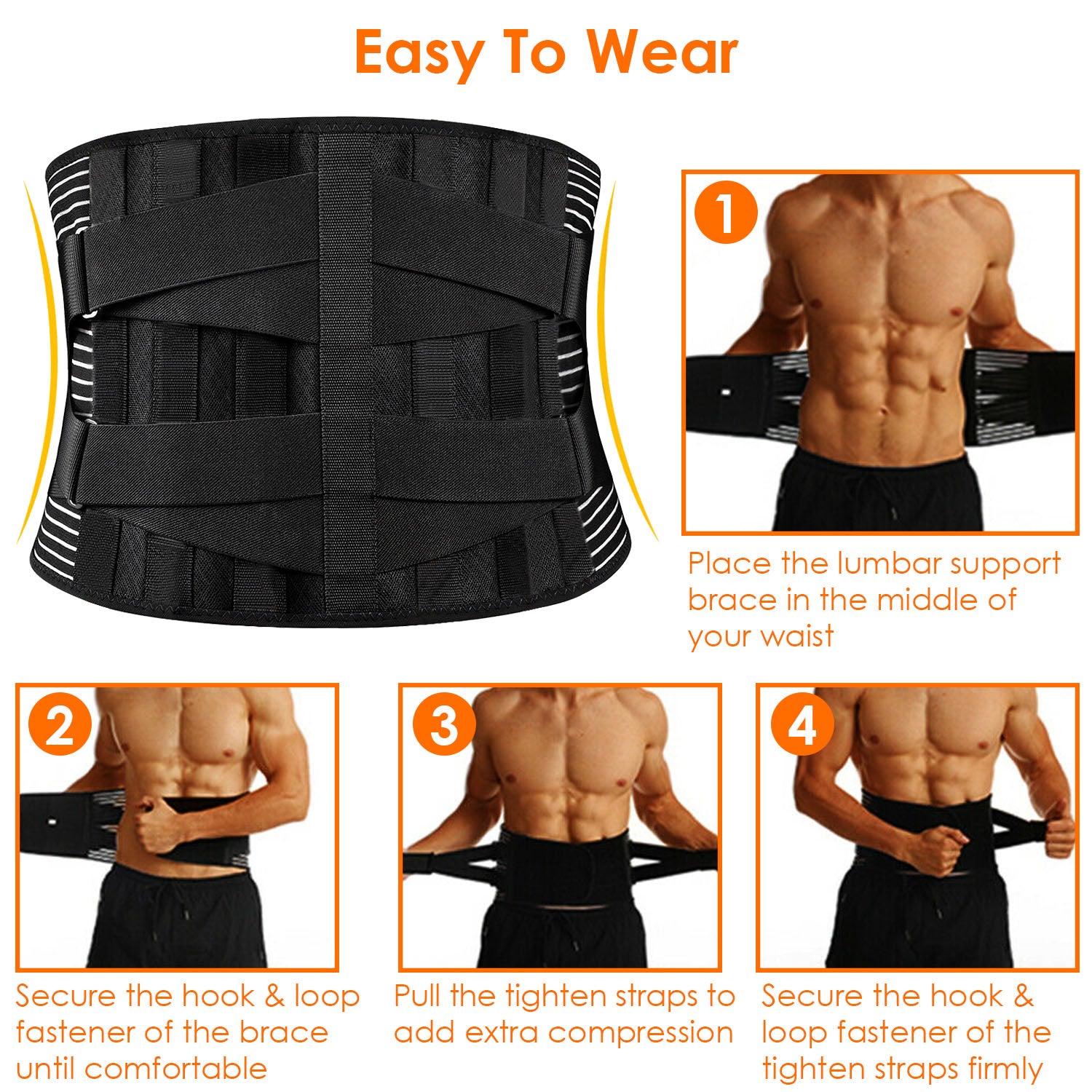 Back Support Brace Breathable Mesh Lumbar Support Belt Free Shipping Eastbay