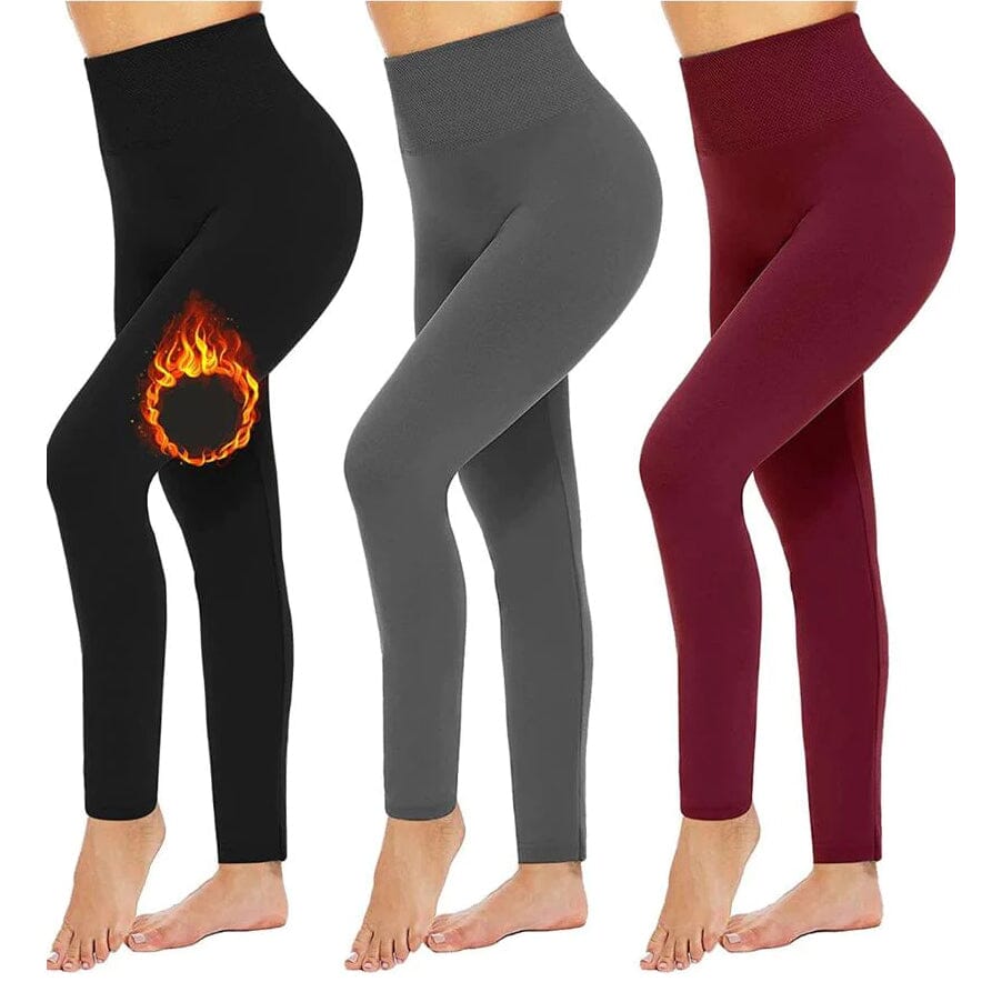 3-Pack: Women’s Fleece Lined Leggings High Waist Soft Stretchy Warm Leggings Cheap Sale Visit