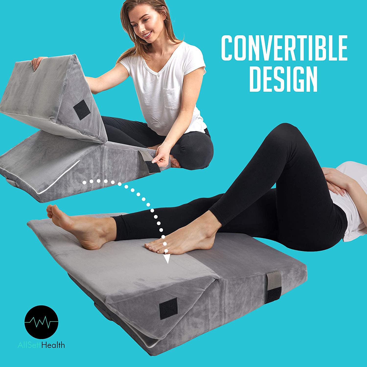 Adjustable Folding Memory Foam Incline Pillow Buy Sale Online