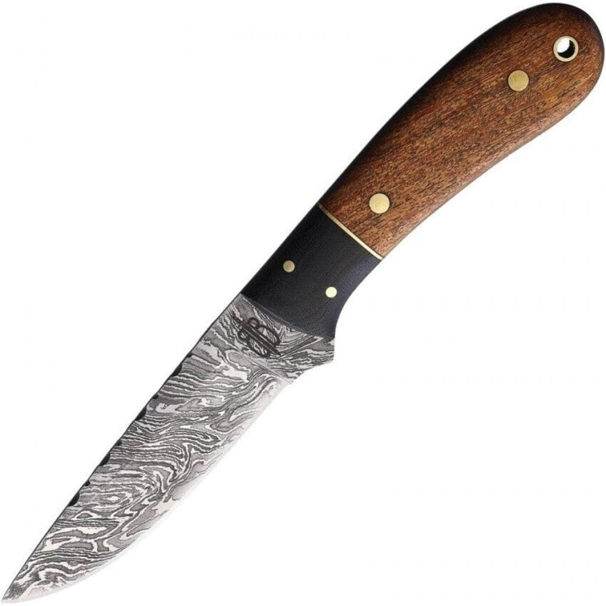 BnB Spear Hunter, 4.25 Damascus Blade, Walnut Wood/Micarta Handle - BNB15247 Cheap Sale Low Pice Fee Shipping