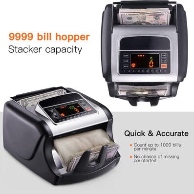 Bill Counter, UV/MG/IR Detection, Counterfeit Bill Detection - MMC01 Buy Cheap Affordable