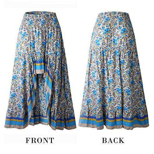 Women's Boho Floral Print Long Skirt Discount Best Sale