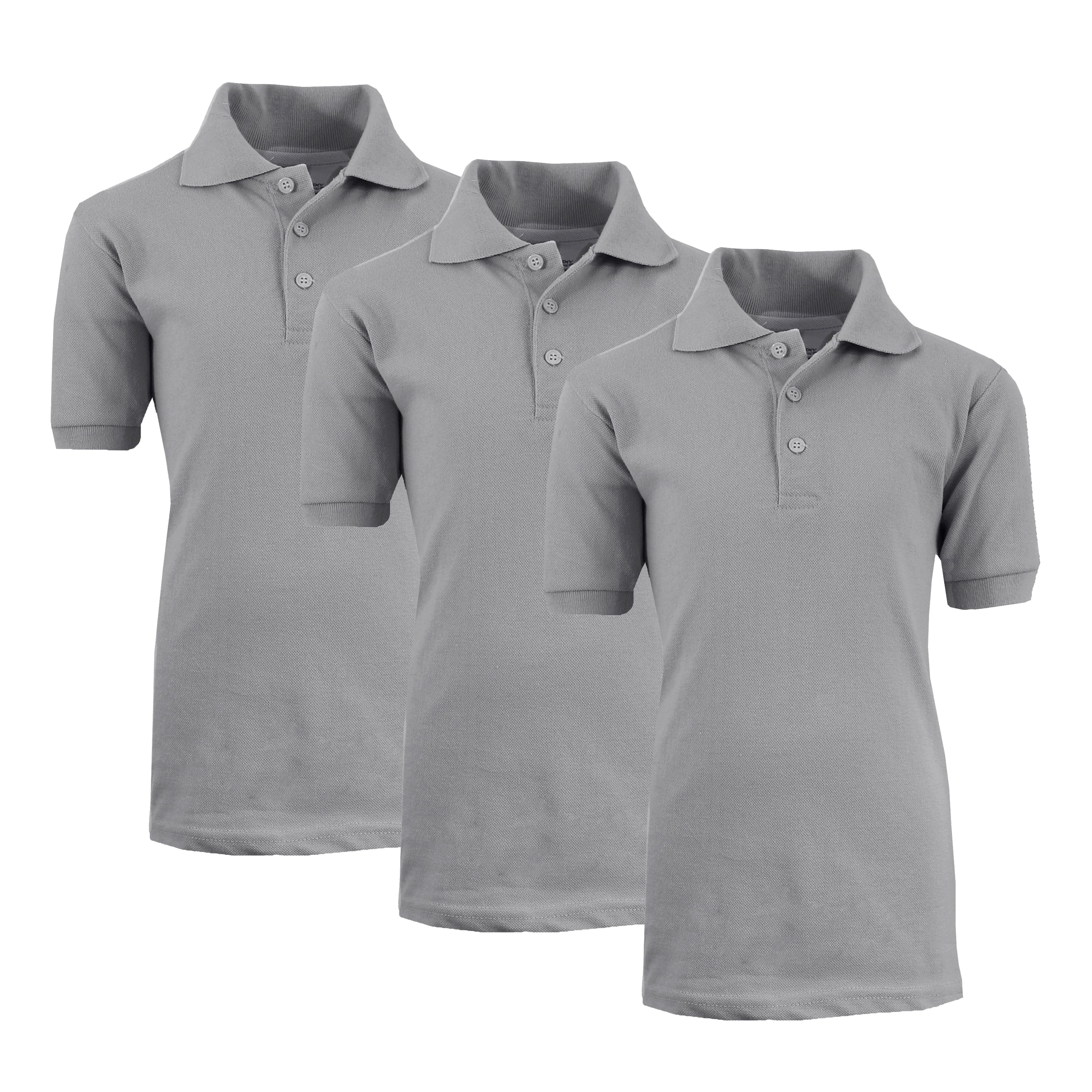 3-Pack: Boys School Uniform Polo Good Selling Sale Online