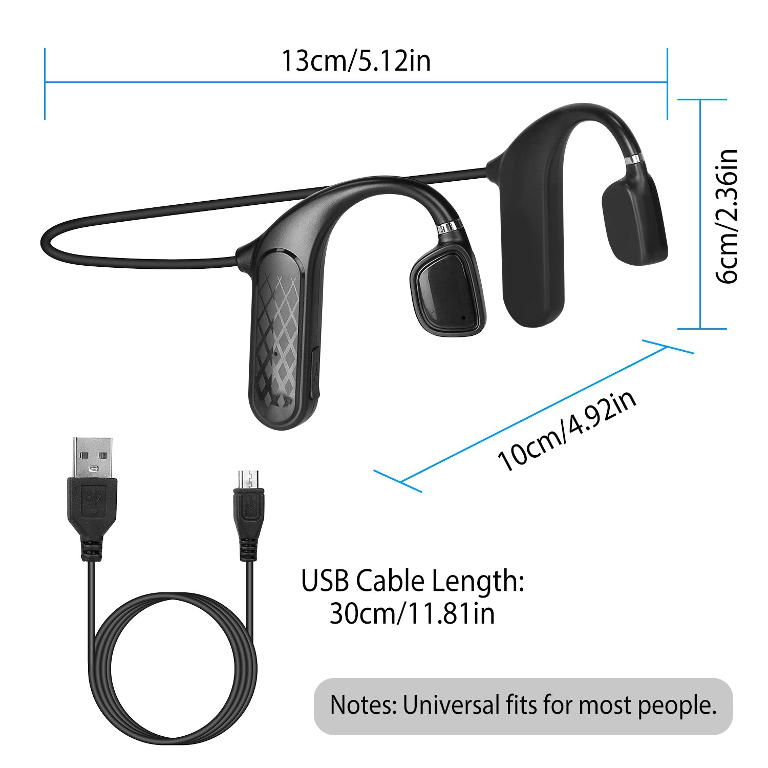 Wireless V5.1 Open-Ear Bone Conduction Earphones Sale Finishline