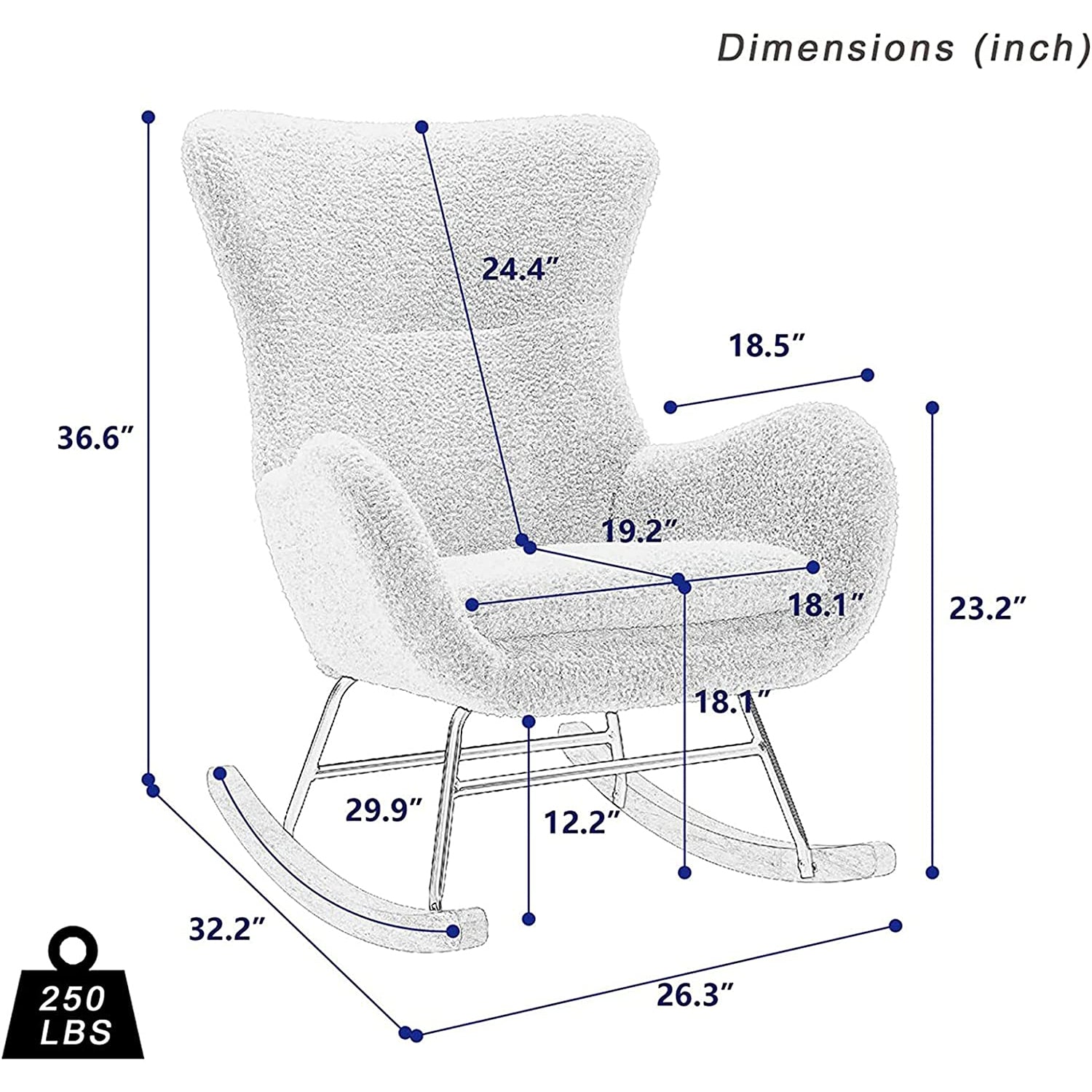 Small Rocking Accent Chair Discount Authentic