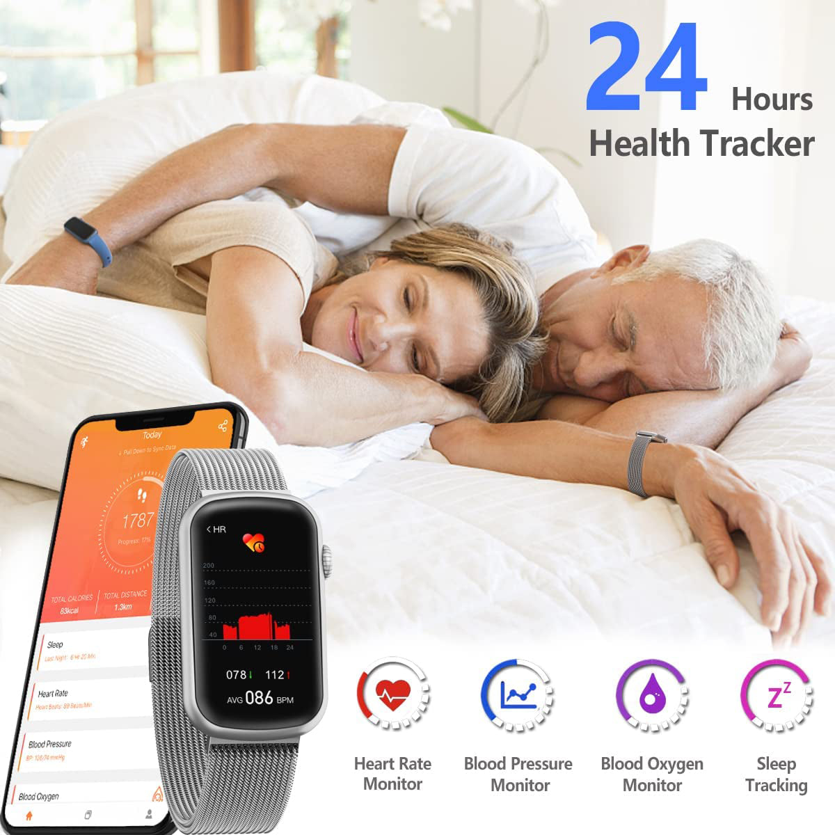 Fitness Tracker with Heart Rate Monitor, Blood Pressure Watch for Women Buy Cheap The Cheapest