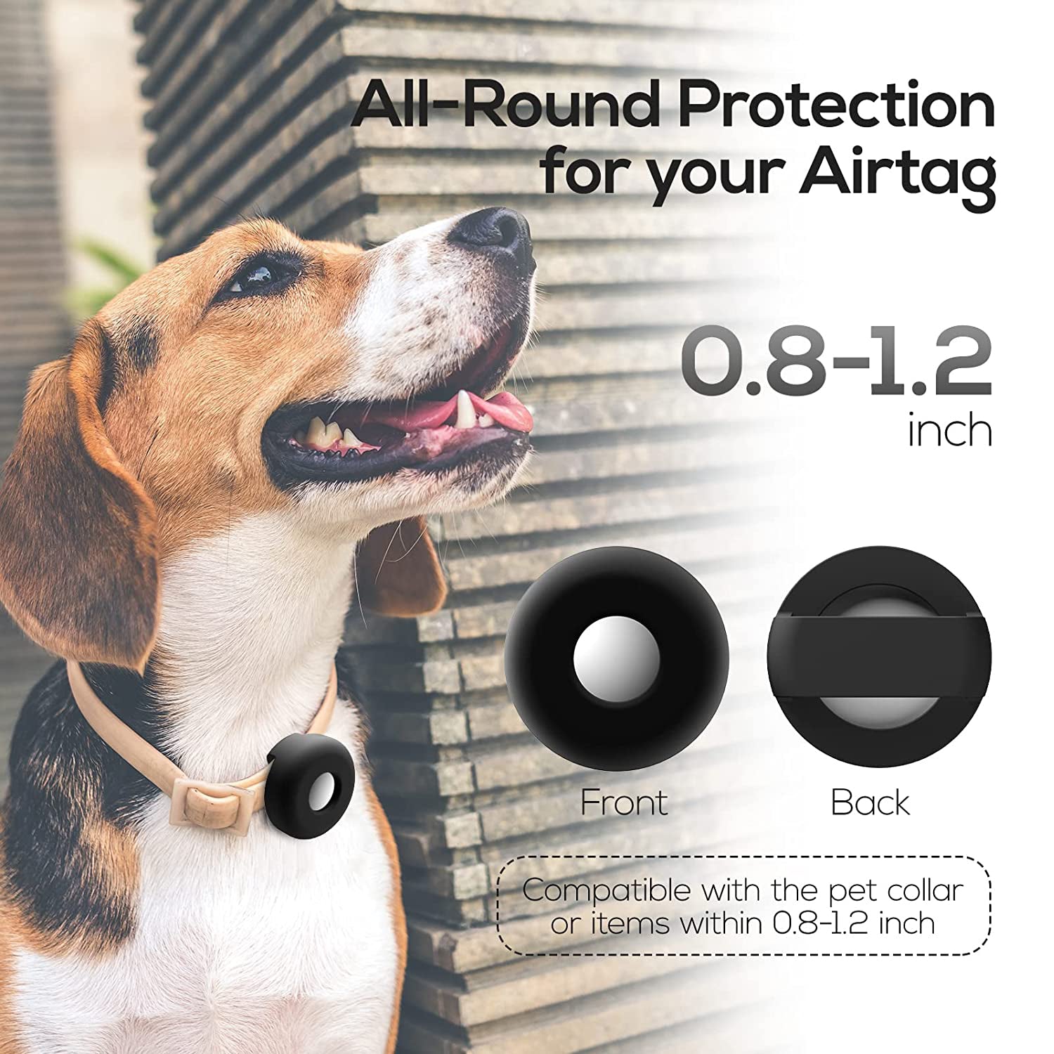 2-Pack: Air Tag Dog Collar Holder 2025 Online