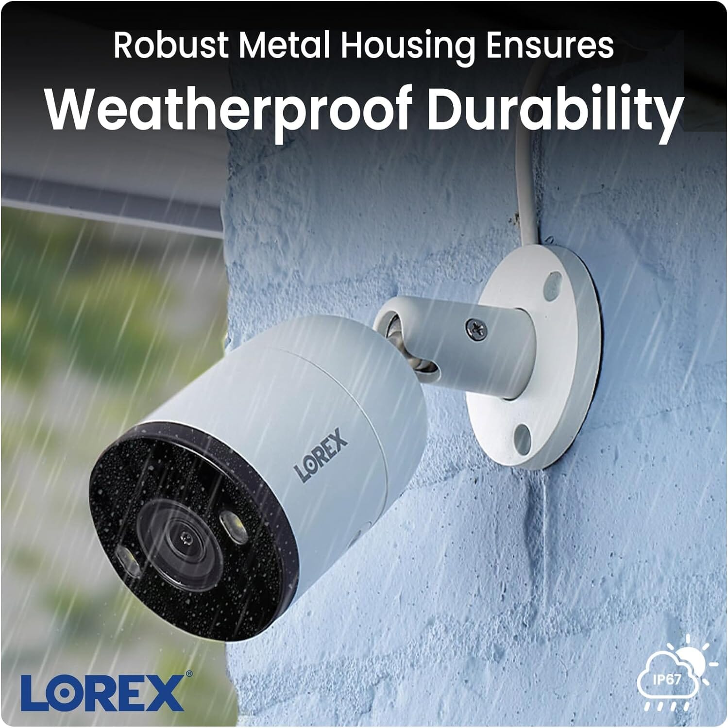 Lorex Indoor/Outdoor 4K IP Security Camera  (Refurbished) Clearance Extremely