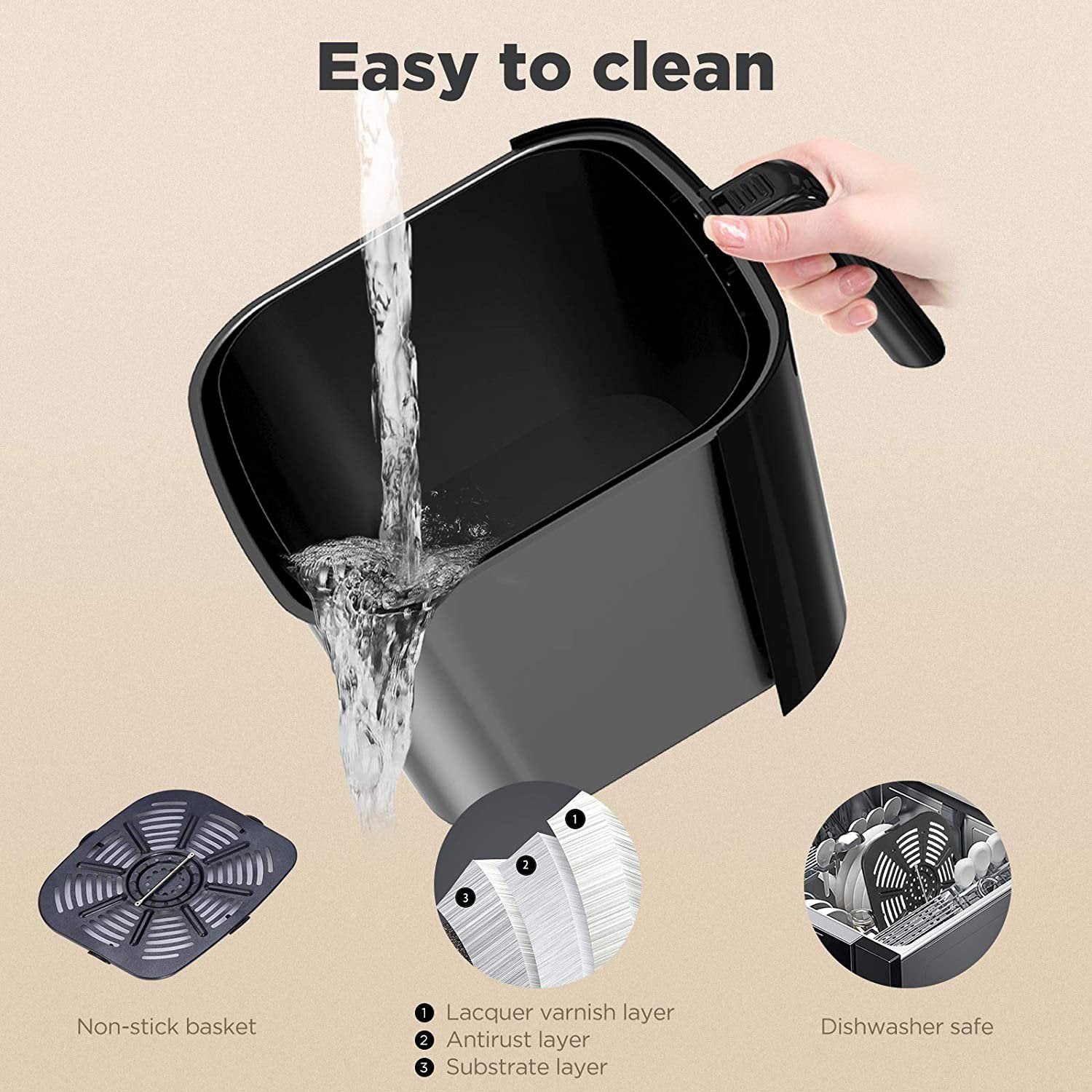 KOIOS 7.8 QT Large Air Fryer Dehydrator Outlet Lowest Pice