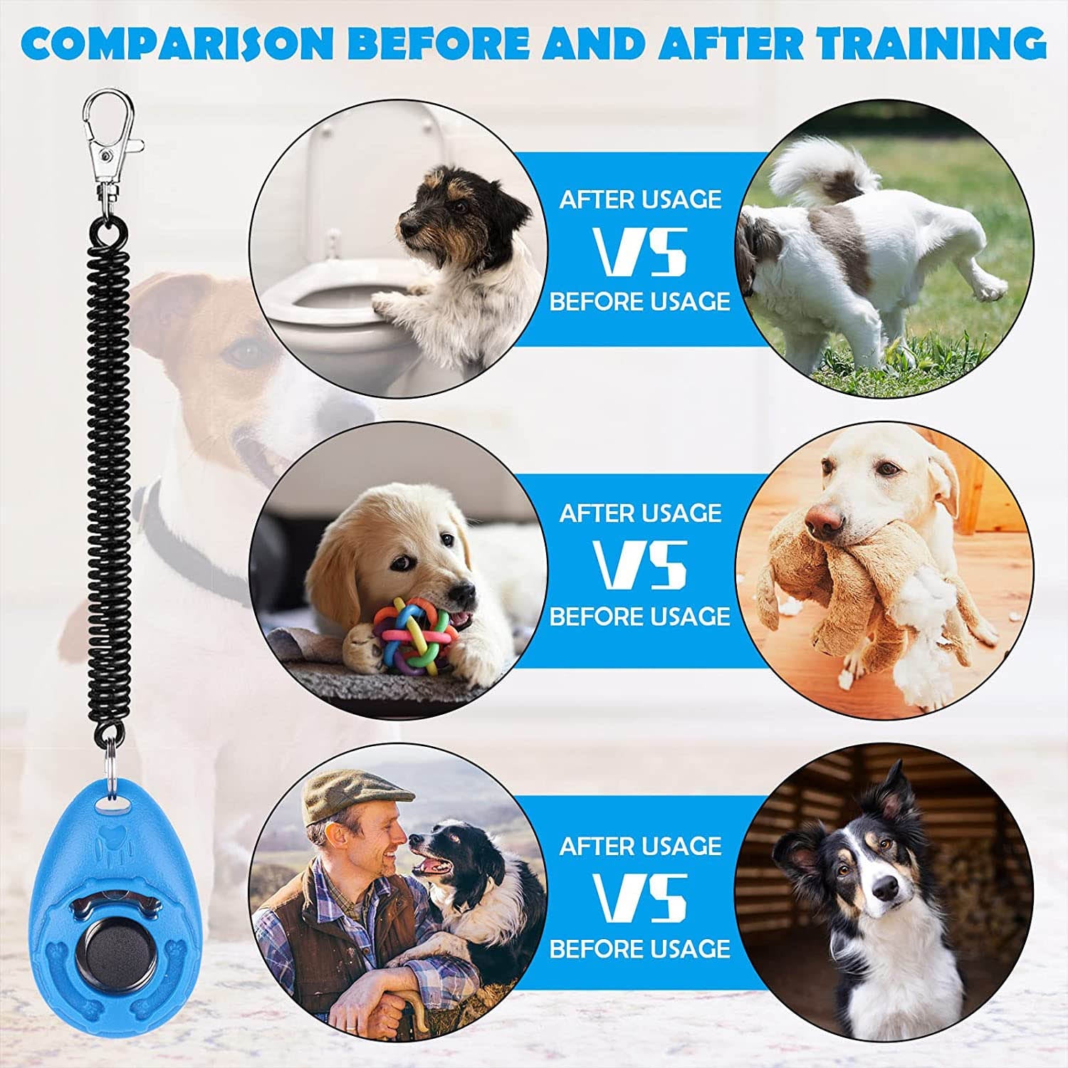 4-Pack: OYEFLY Dog Training Clicker with Wrist Strap Limited Edition Cheap Pice