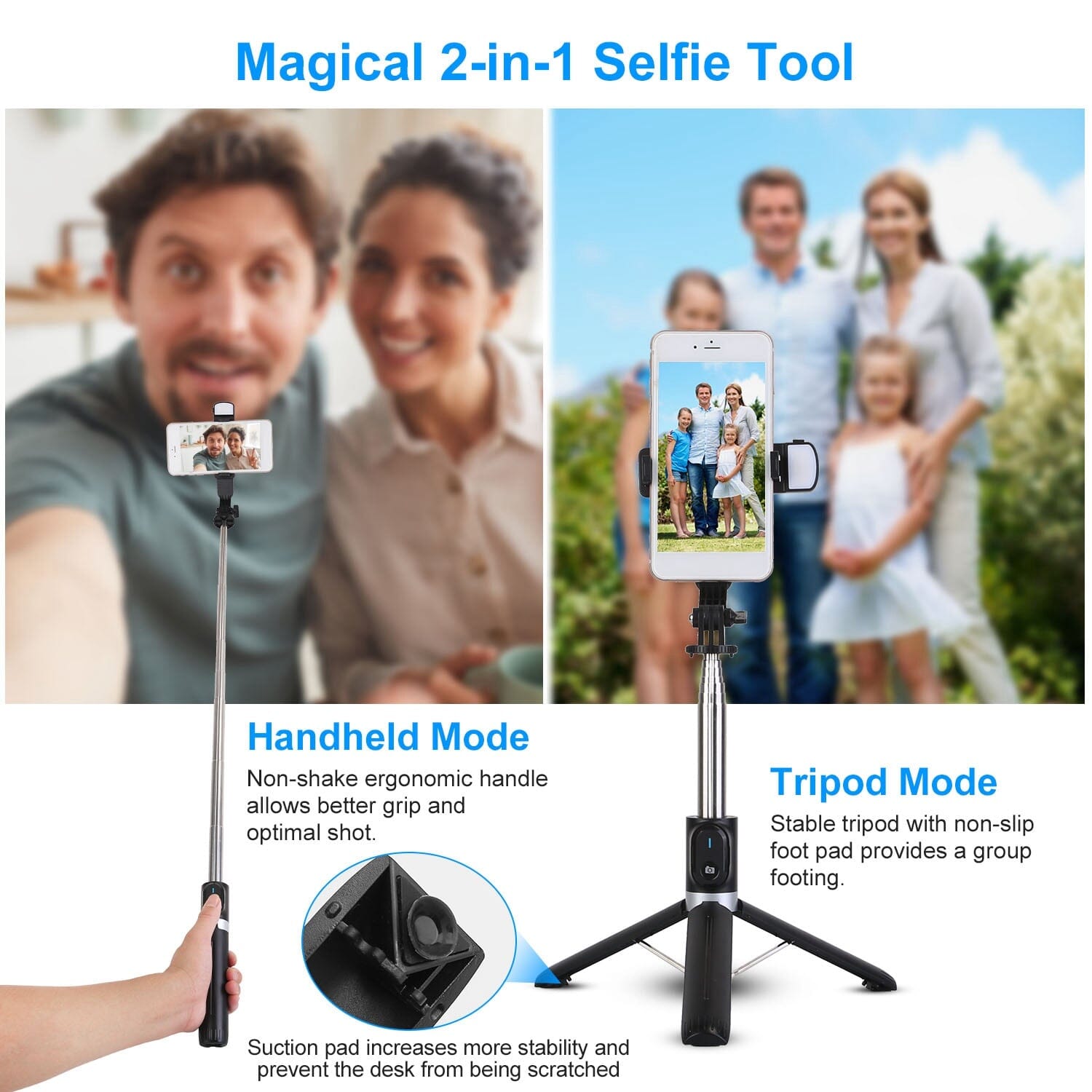 Wireless Selfie Stick Tripod Get Authentic For Sale