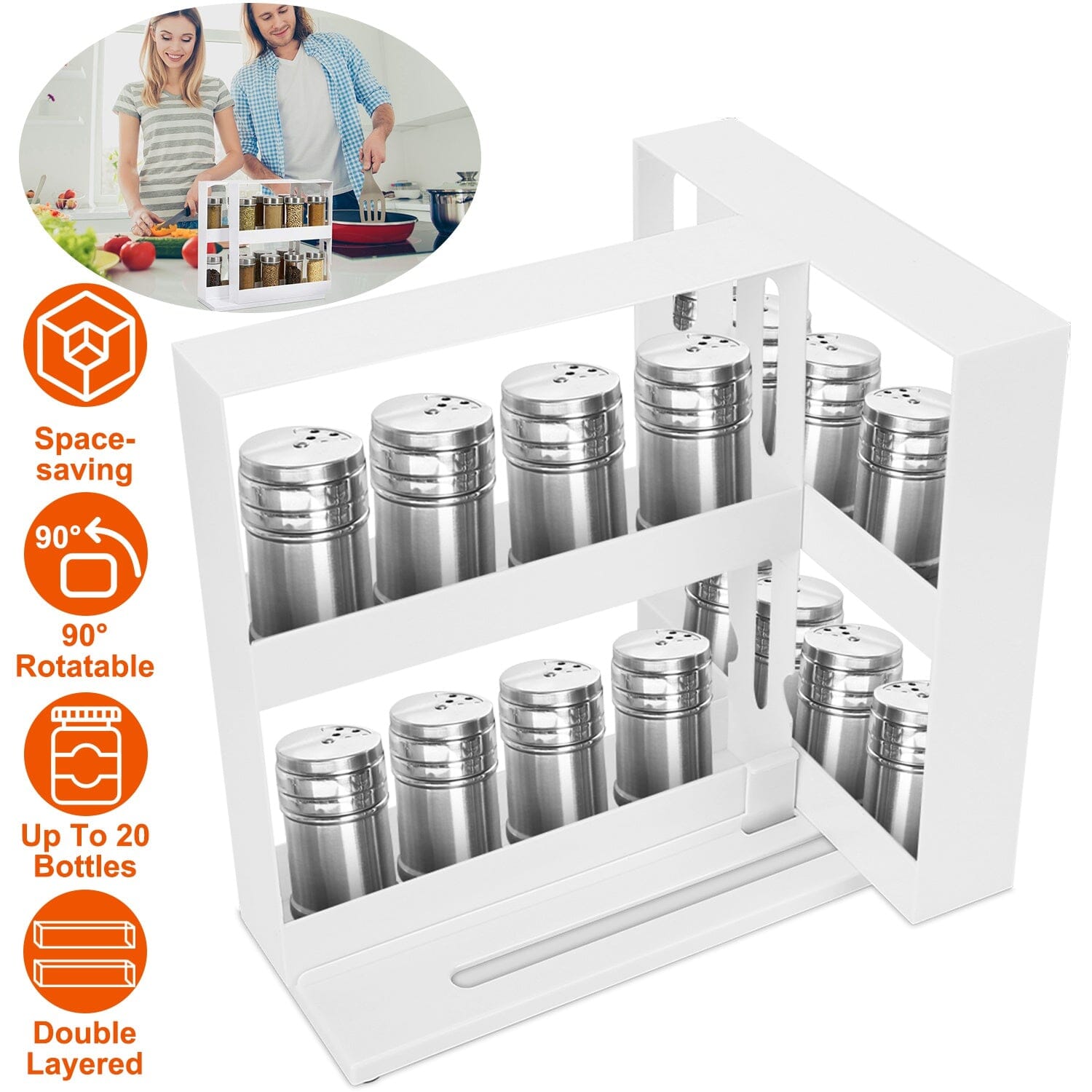 Swivel Cabinet Organizer Revolving Kitchen Rack Spice Organizer Buy Cheap Find Great