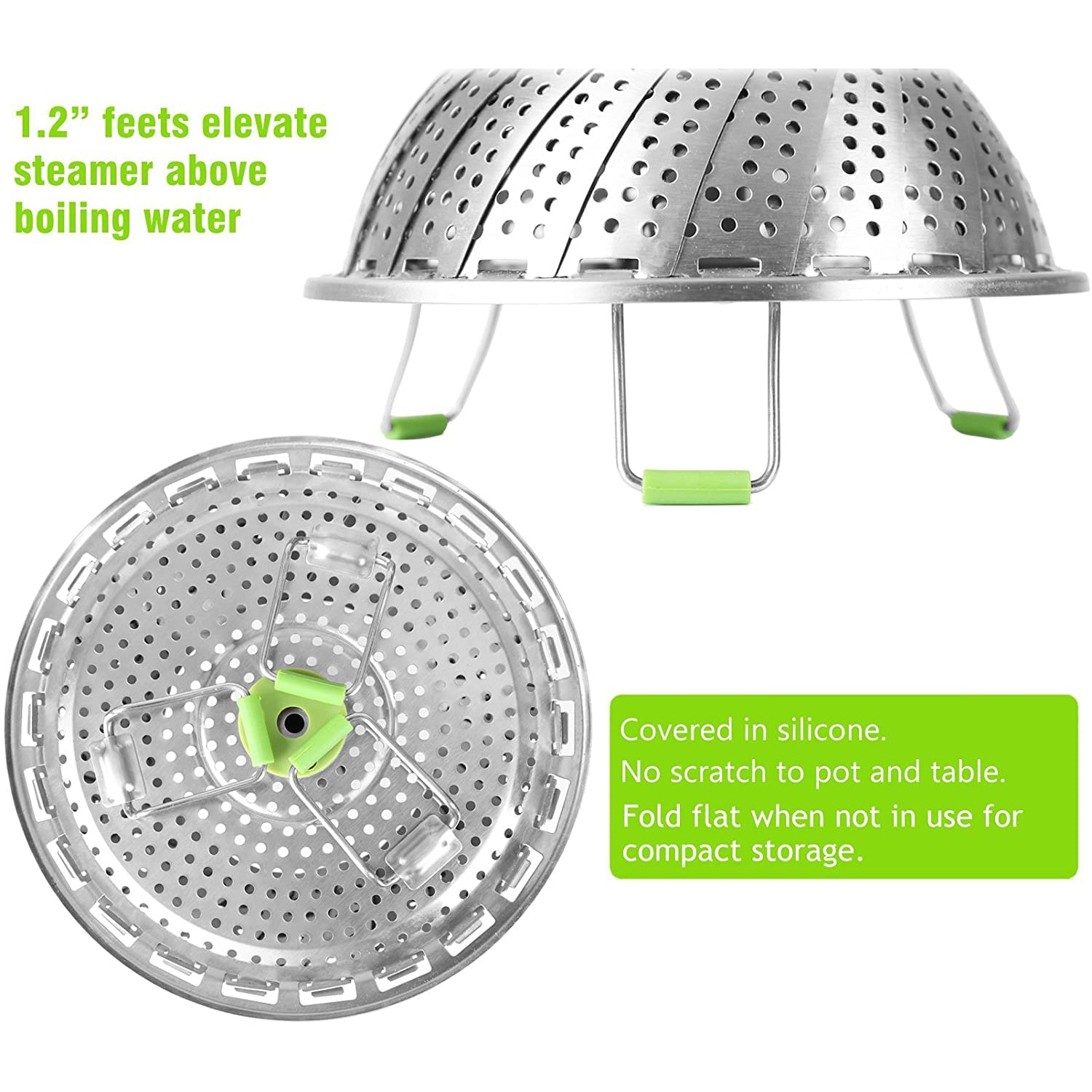 Stainless Steel Vegetable Steamer Basket Very Cheap Sale Online