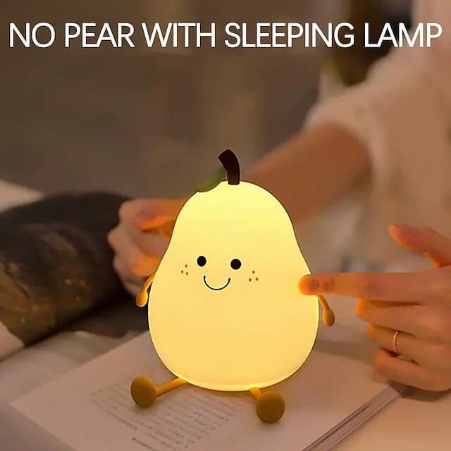 Bedroom Sleeping Bedside Tap Light LED Pear Shape Night Light For Cheap Cheap Online