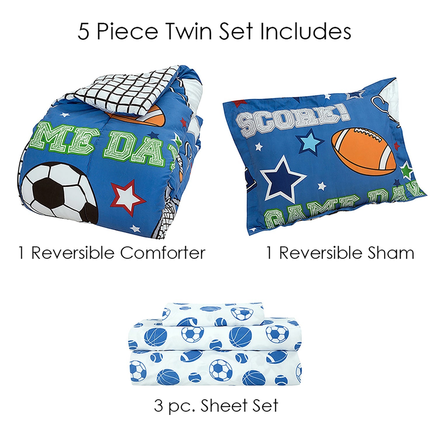 Kidz Mix Game Day Bed in a Bag Limited Edition Sale Online