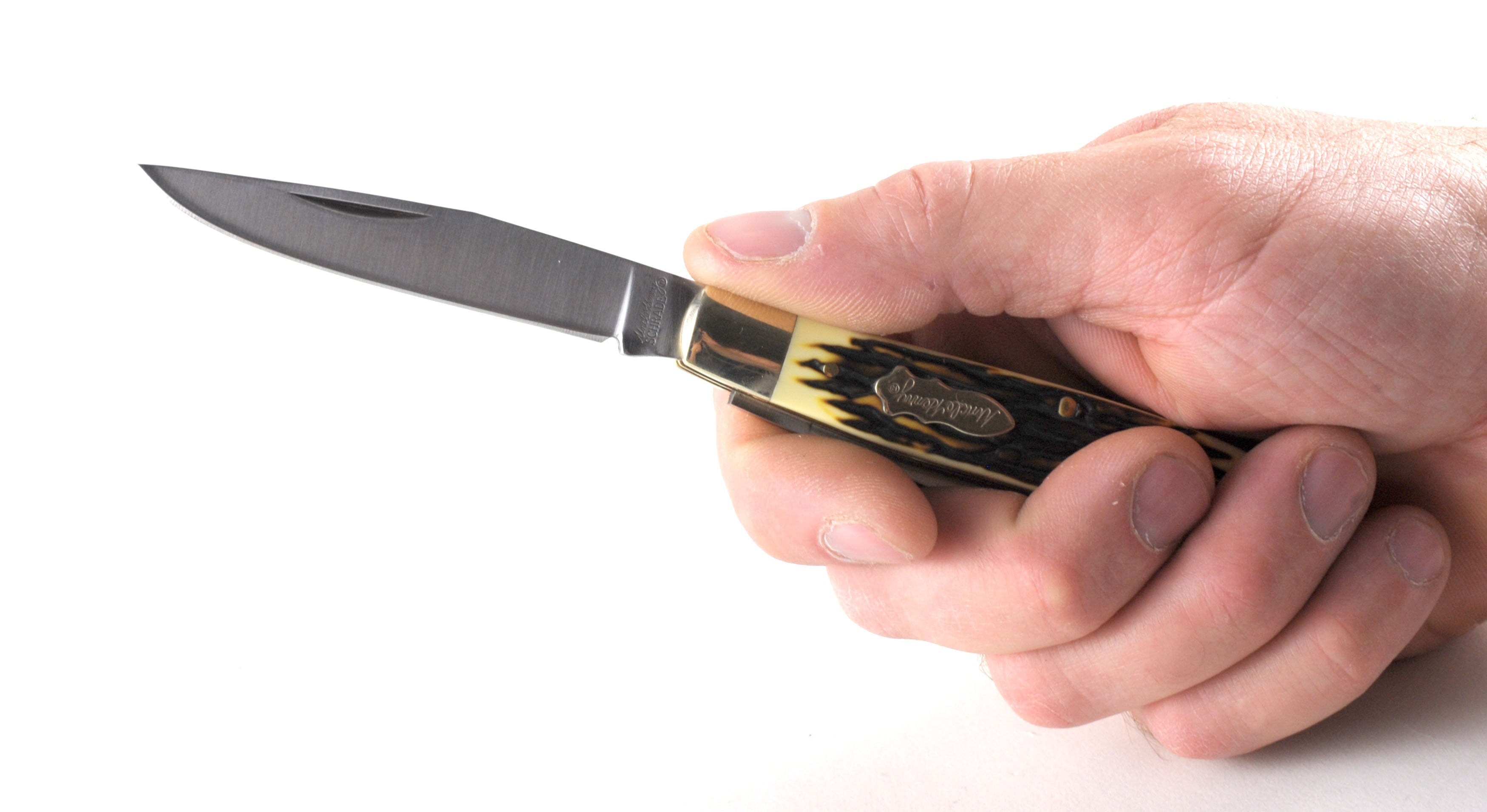 Schrade Uncle Henry Pro Trapper, 2 3.2 Blades, Staglon Handle - 285UH Discount Footlocker Pictures