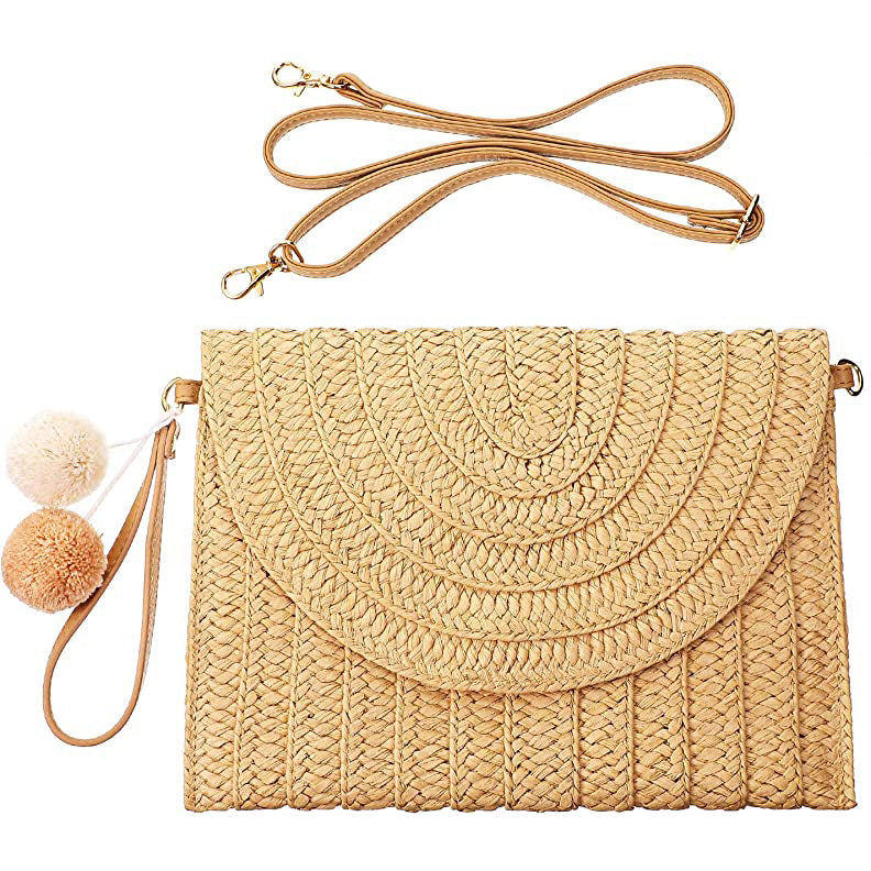 Straw Handmade Shoulder Bag Low Cost Cheap Online