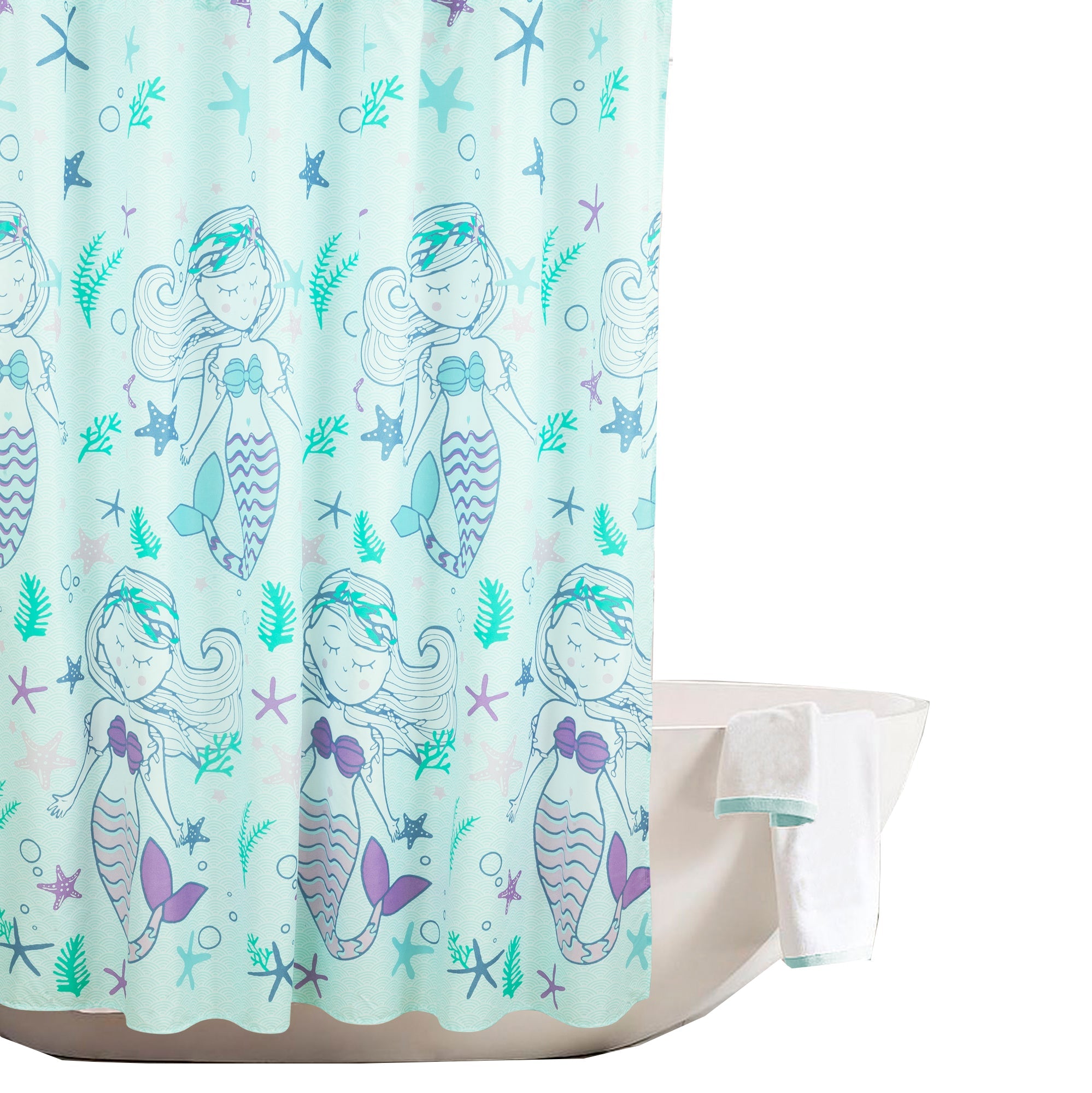 Kidz Mix Mystical Mermaid Shower Curtain Collections