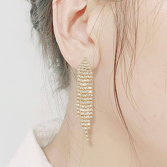 Tassel Linear Drop Earrings Good Selling Online