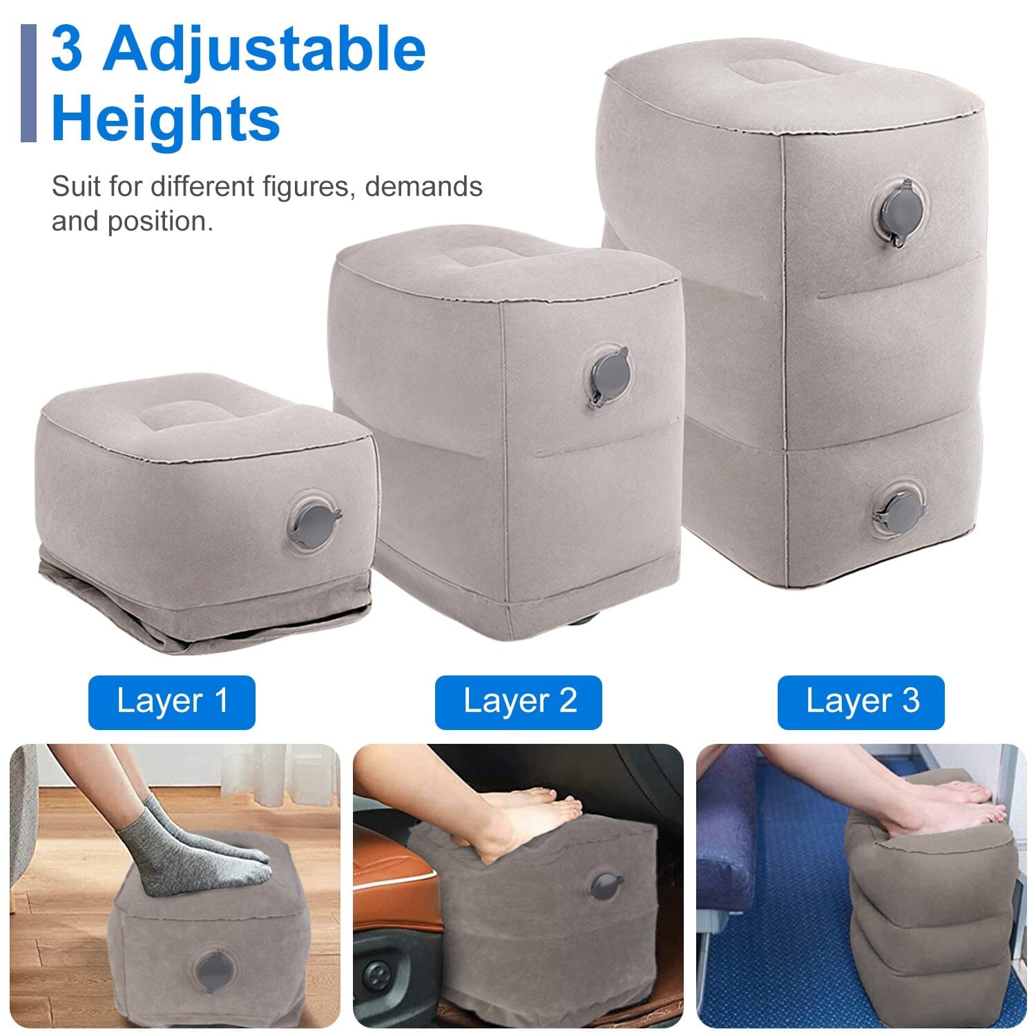 Inflatable Foot Rest with Air Bag 2025 New