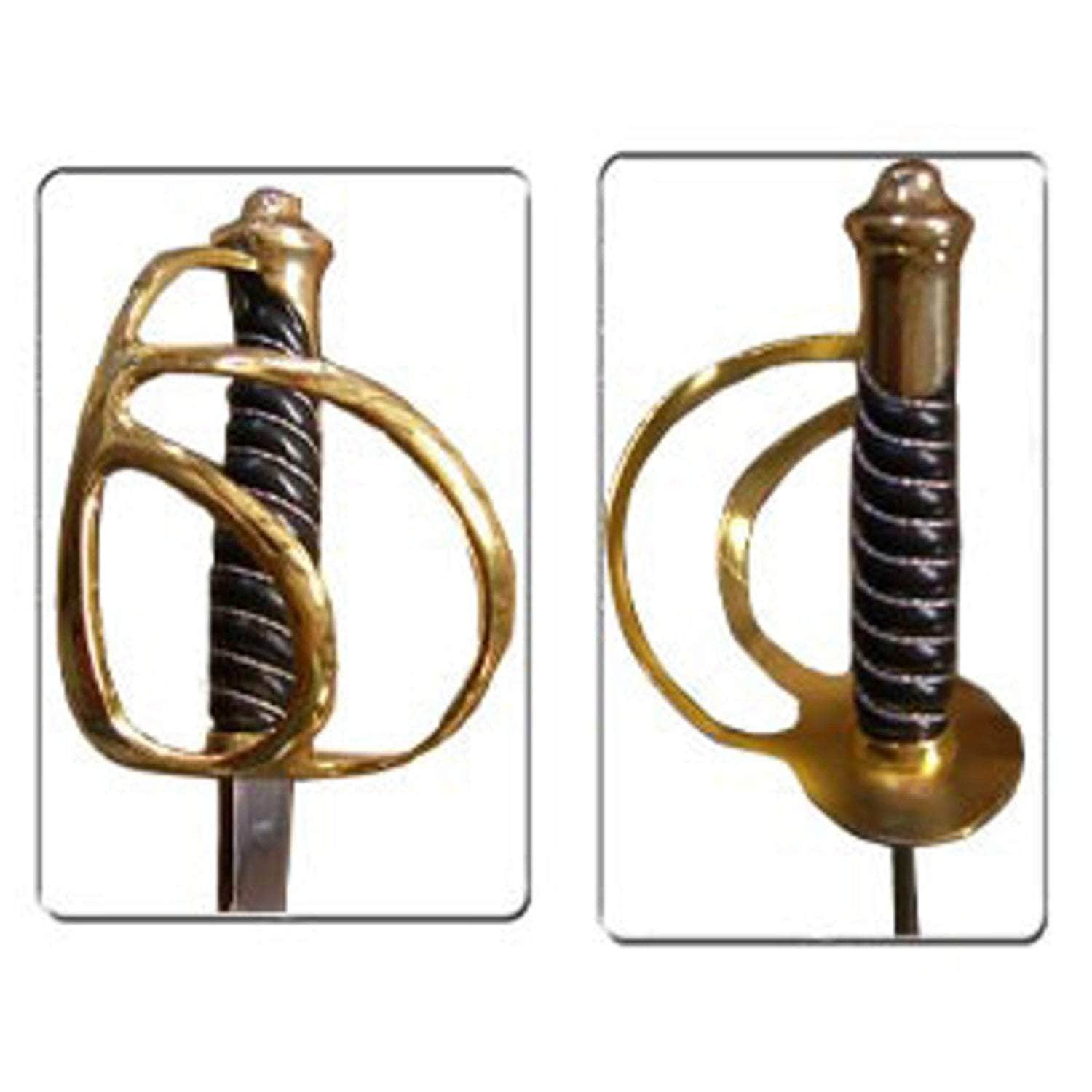 1860 Light Cavalry Saber, 33 Blade, Brass Guard, Scabbard - L-5550 Fast Delivery Online