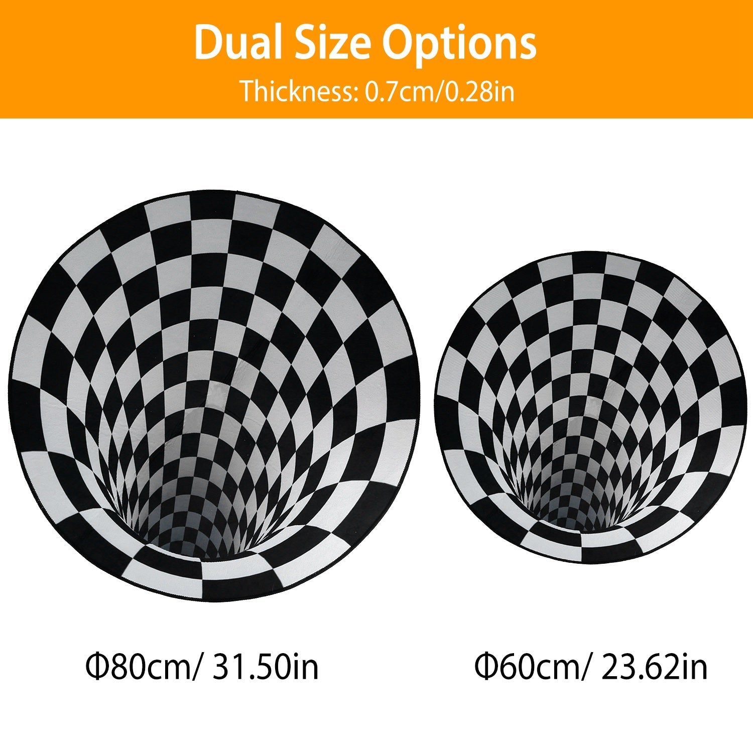 3D Visual Floor Area Anti-Slip Mat Cheap Low Cost