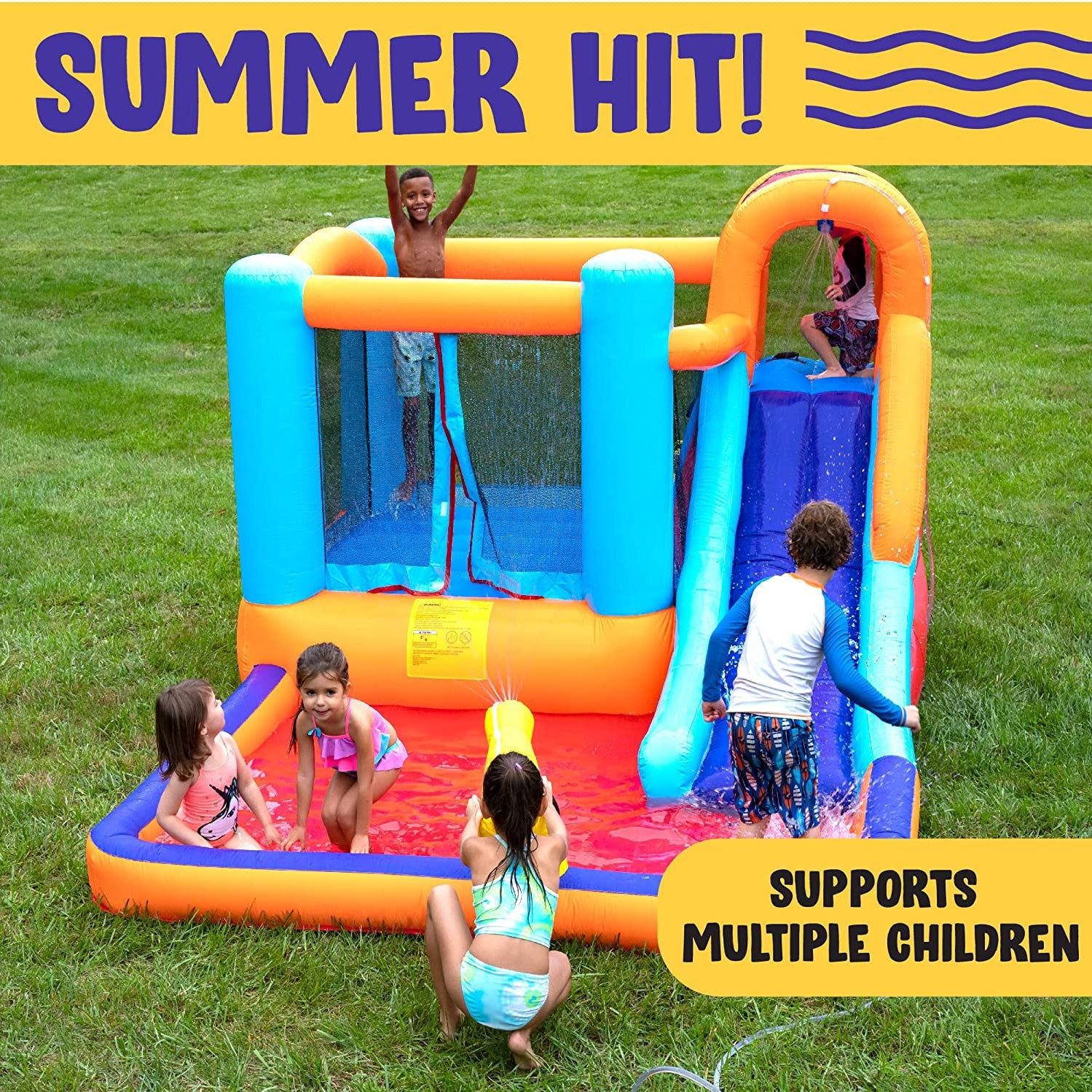 Giant Bounce House Water Slide with Pool Area Free Shipping Popular