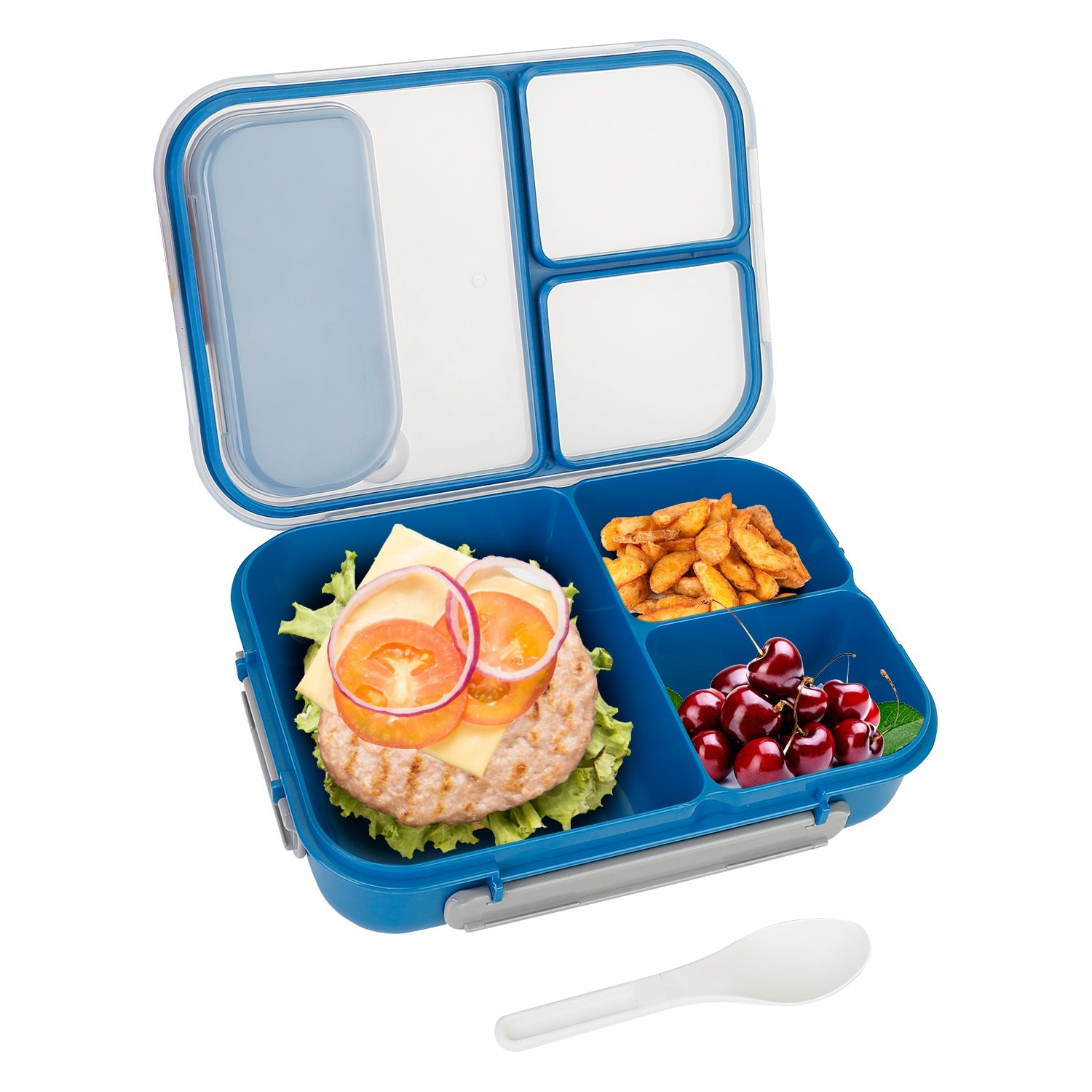 Bento Box Portable Lunch Box Picnic Food Storage with 3 Compartments Cheap Sale Comfortable