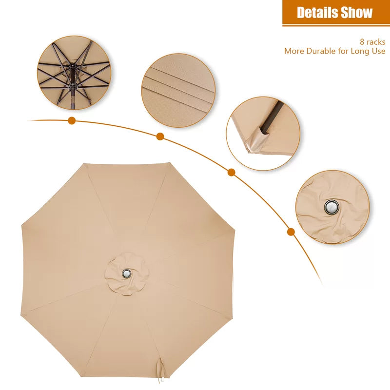 106.3-Inch Outdoor Patio Umbrella Best Wholesale