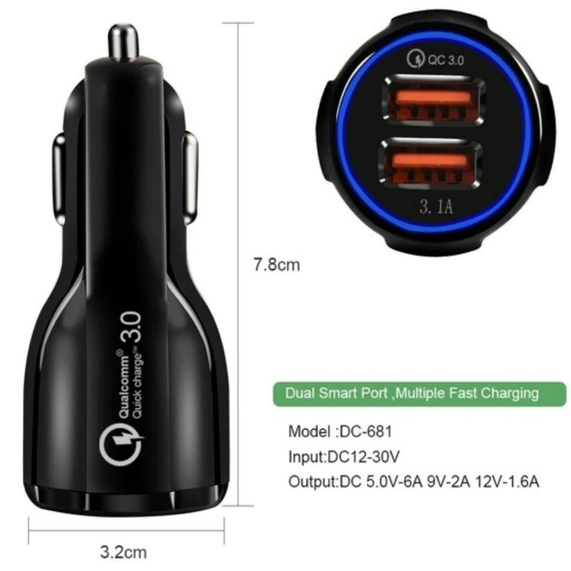 2-Port USB Fast Car Charger Adapter Cheap Sale Get Authentic