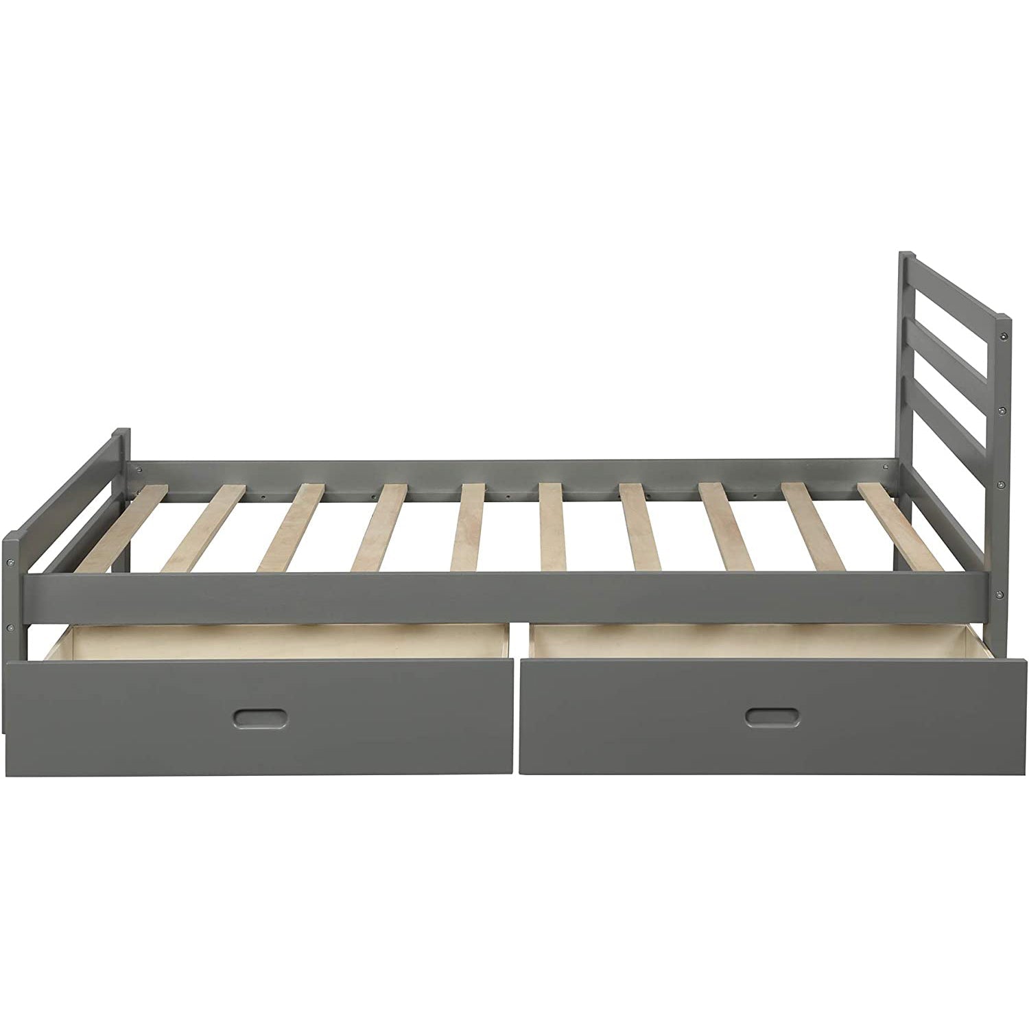 Platform Bed with Two Storage Drawers Sale Official