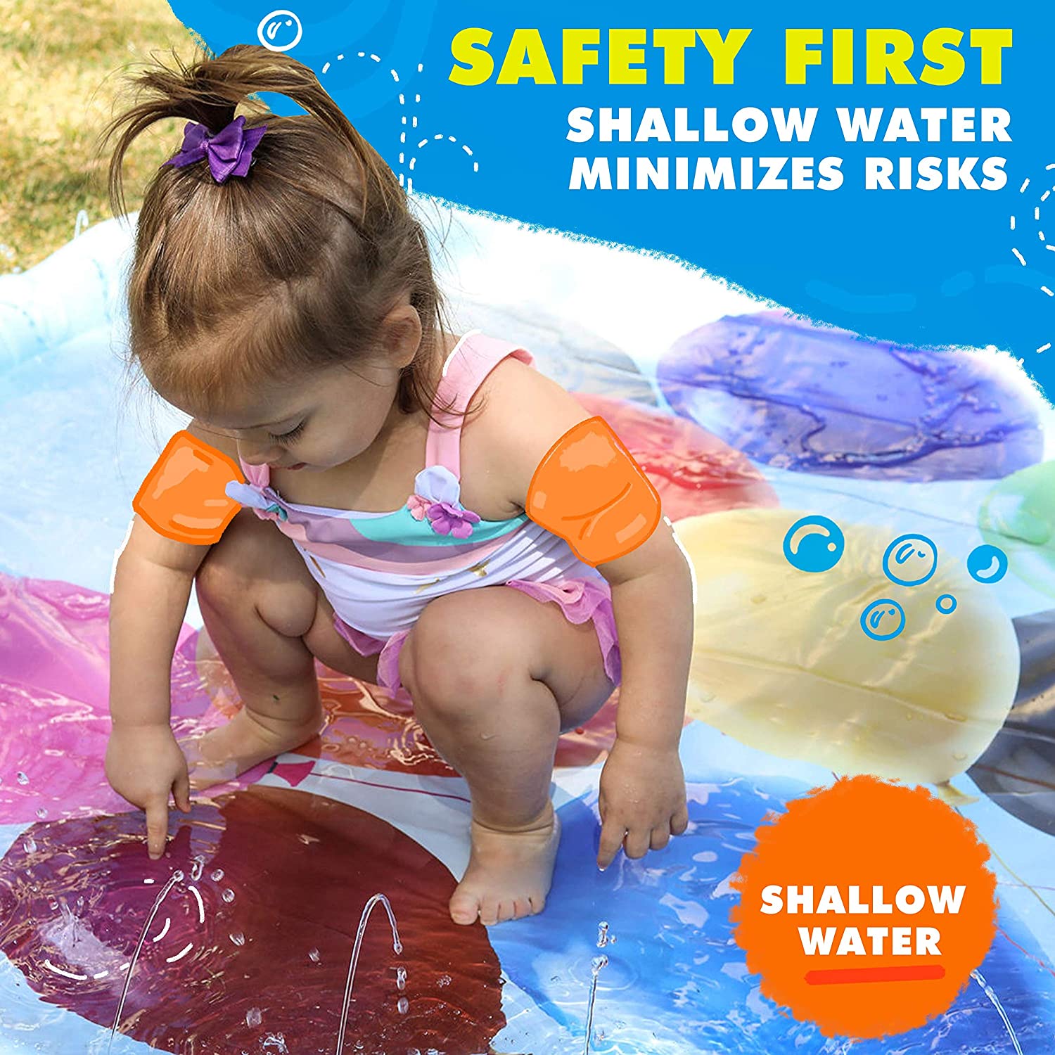 3-in-1 Splash Pad Kids Fountain Clearance New Arrival