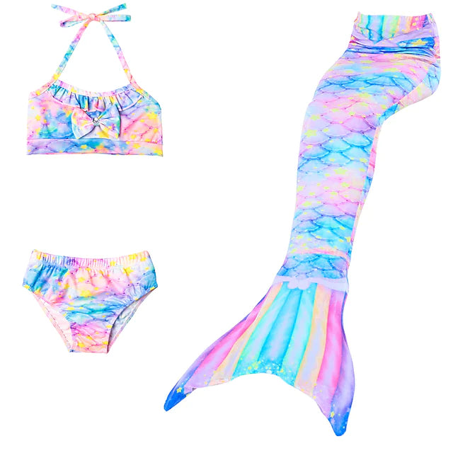 3-Piece: Girls Swimwear Bikini Set Low Pice For Sale