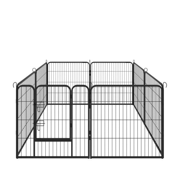 Dog Fence and Pet Playpen, Heavy Duty Foldable Metal 8 Panels Dog Pen 31.5 Height Best Place Online