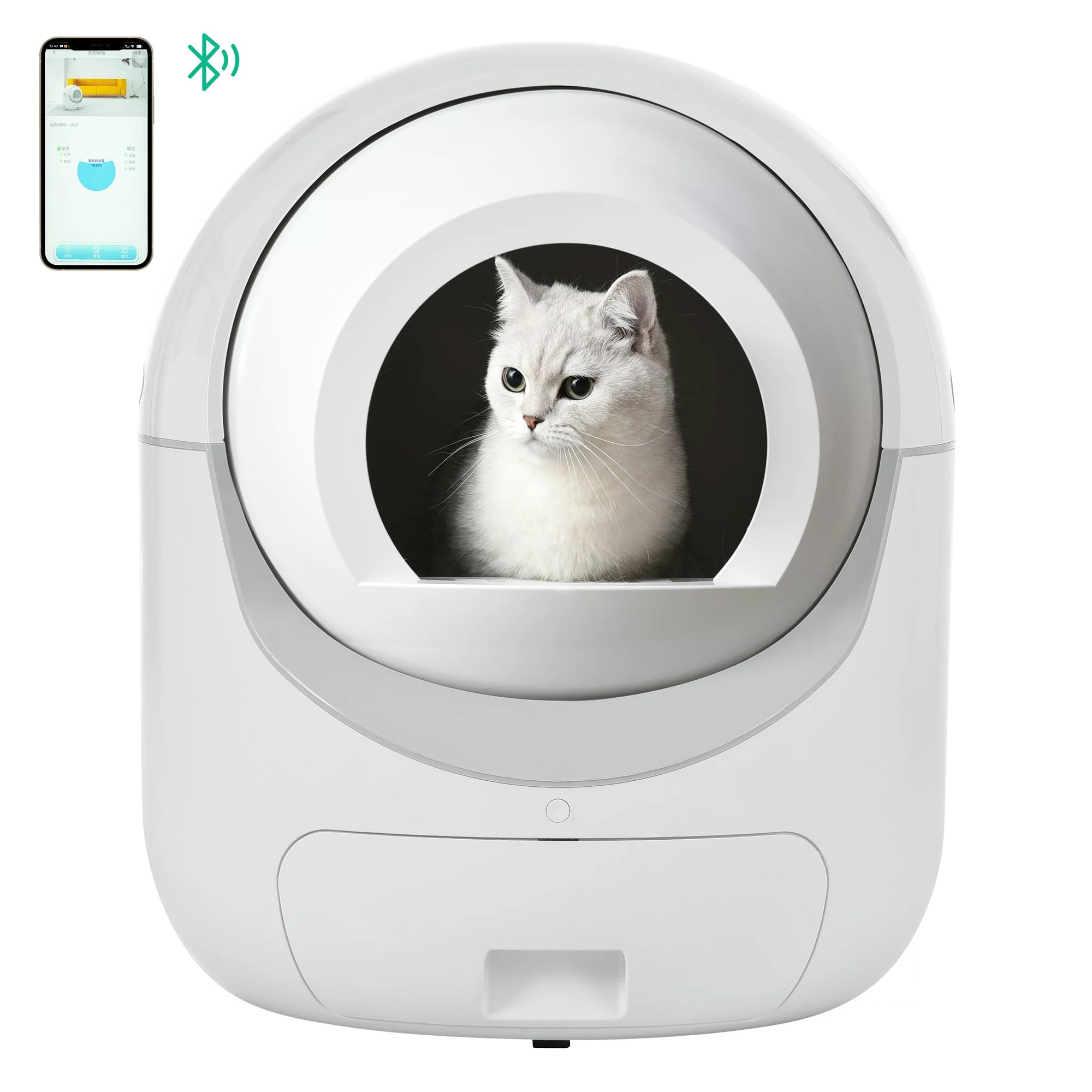 Smart Automatic Litter Box, Self -Cleaning Cat Litter Box for Multiple Cats Outlet Purchase