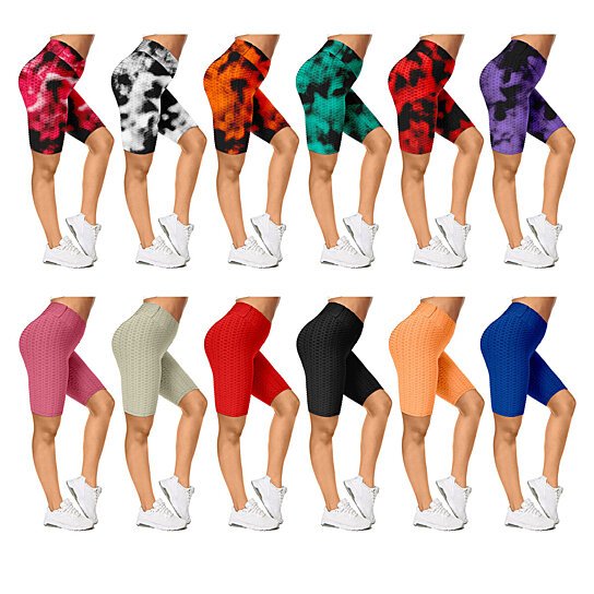 4-Pack Women's Butt Lifting Biker Shorts (Anti-Cellulite) Cheap Fashion Style