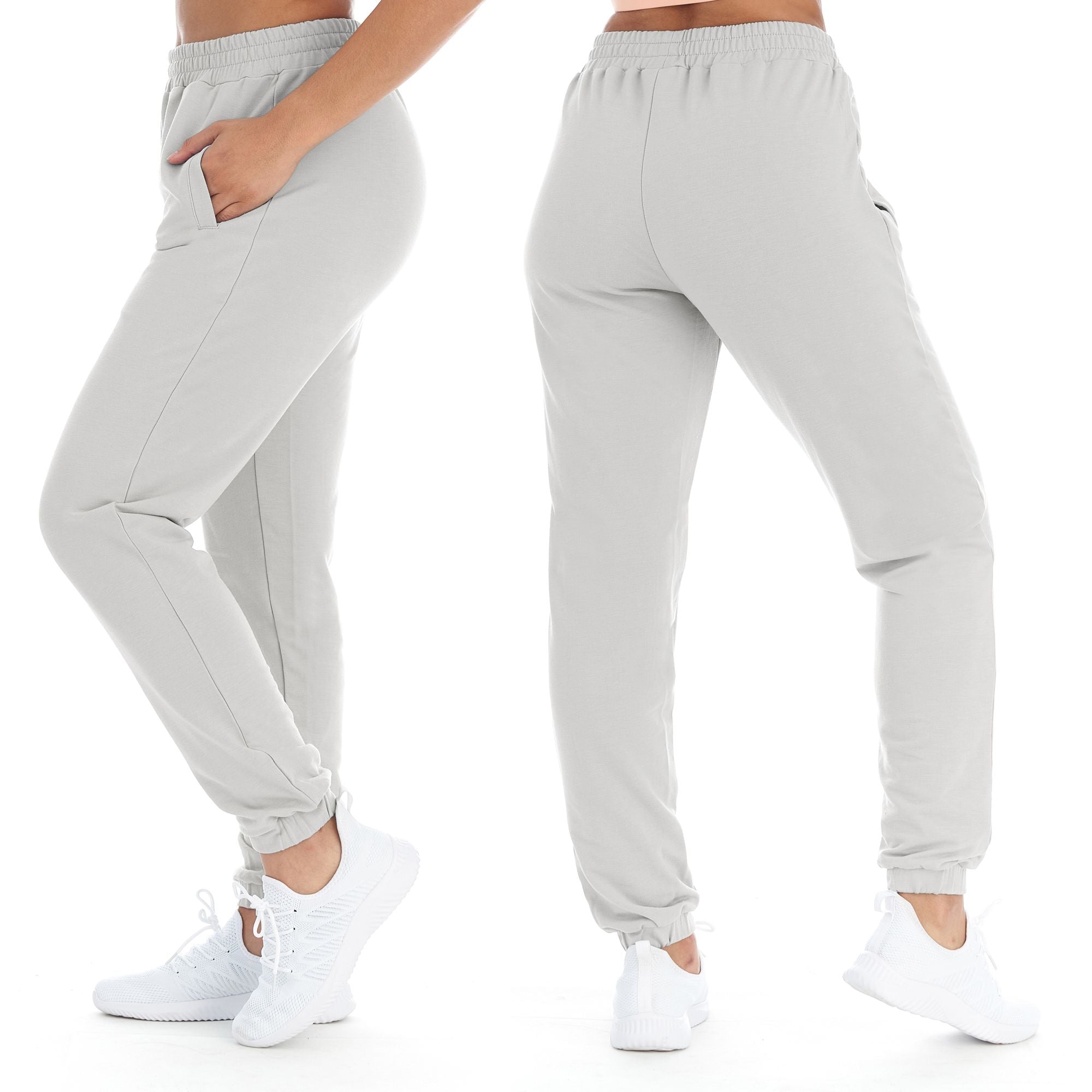 Women's Athleisure French Terry Fleece Jogger Sweatpants Buy Cheap Shop