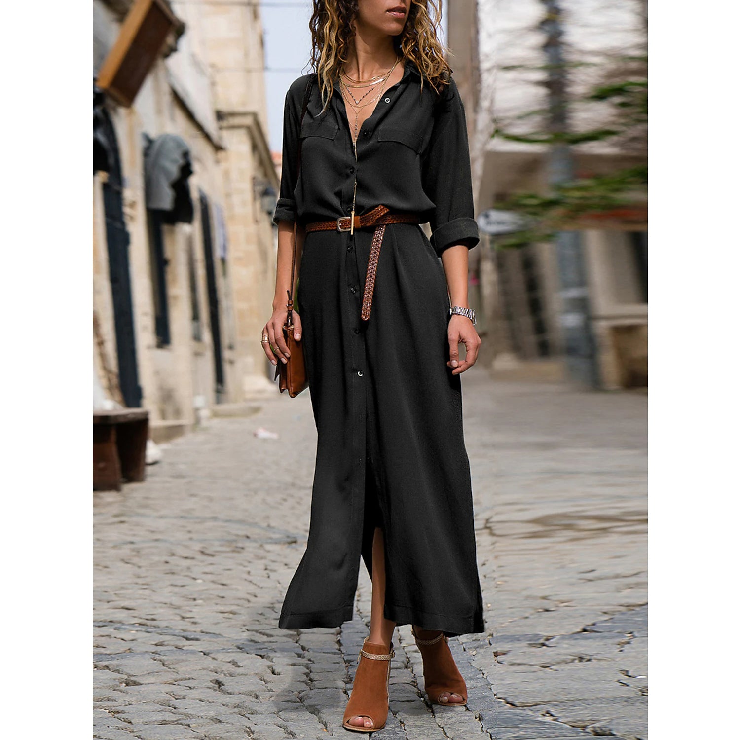 Women's Oversized Loose Shirt Dress Outlet 2025 Newest