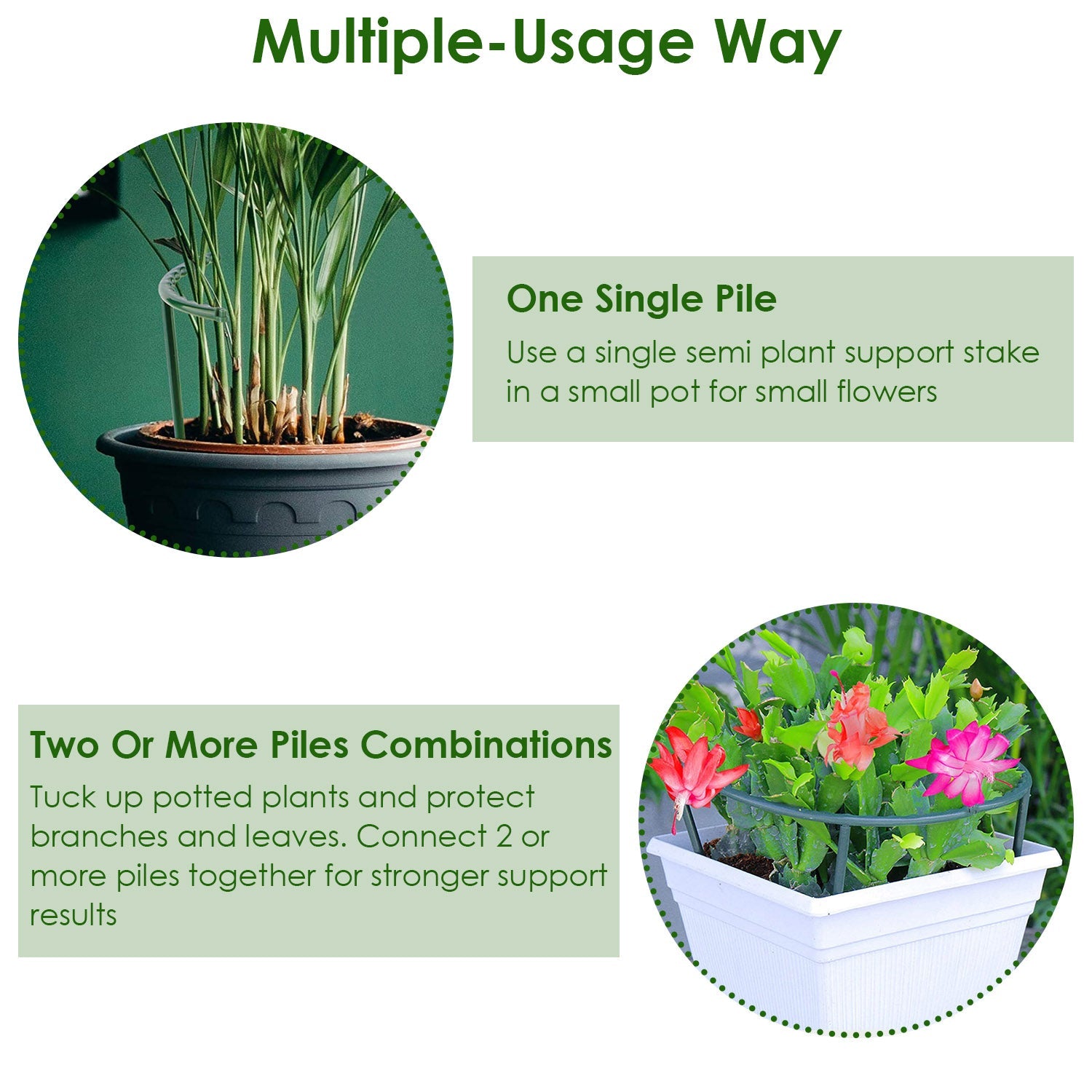 15-Piece: Garden Plant Support Stakes Cheap Sale With Mastercard