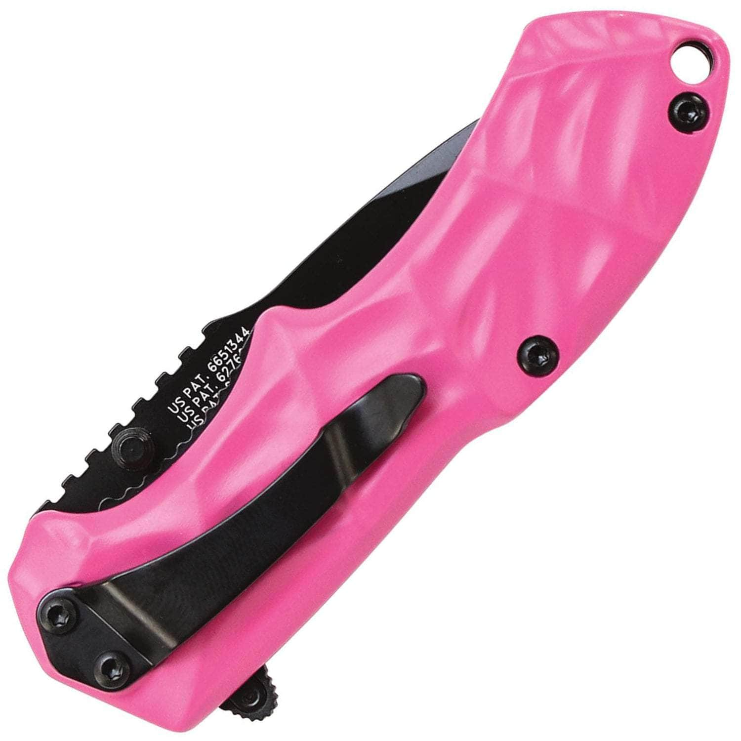 Smith & Wesson Black Ops Mini M.A.G.I.C. Knife, 2.5 Assisted Blade, Pink Aluminum Handle - SWBLOP3SMP Websites Online