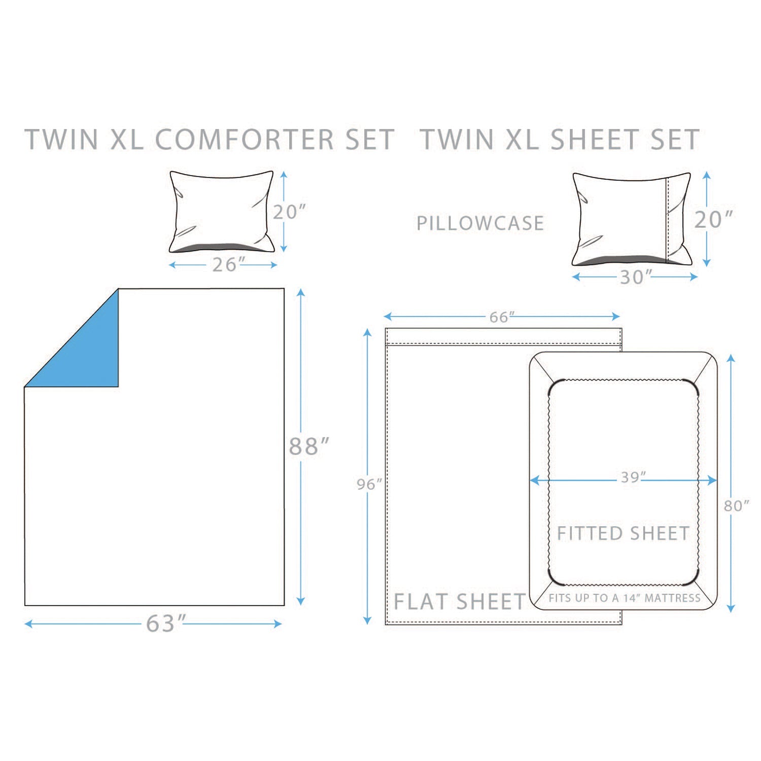 Brooklyn Flat Rugby Stripe Bed-in-a-Bag Set Supply