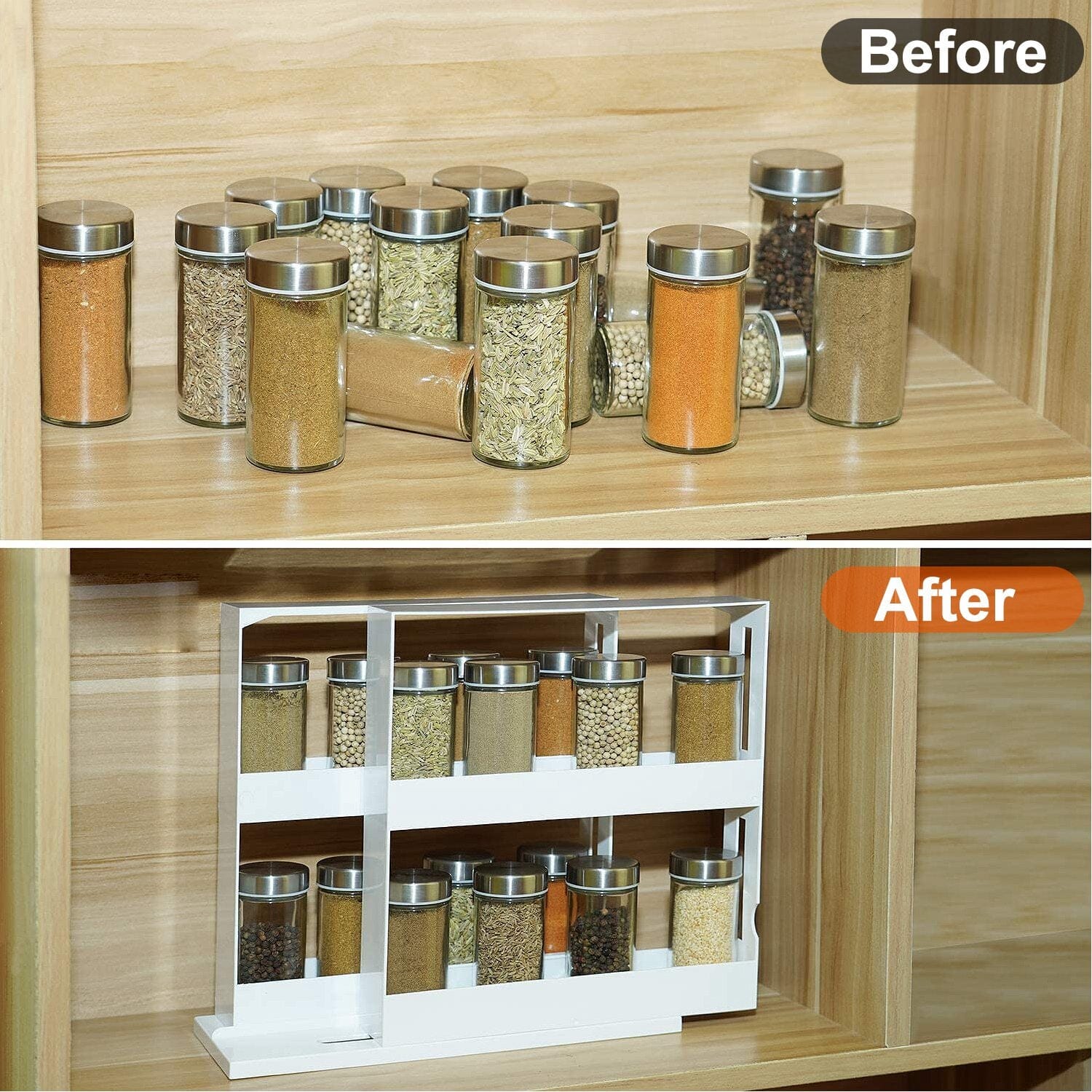 Swivel Cabinet Organizer Revolving Kitchen Rack Spice Organizer Buy Cheap Find Great