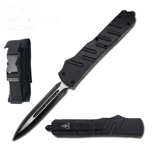 2-Pack: Automatic OTF Knife With Nylon Sheath Sale Free Shipping