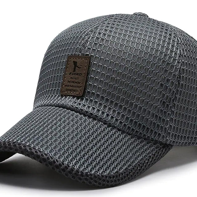 Men's Simple Baseball Cap Dailywear Outdoor Mesh Sale Geniue Stockist