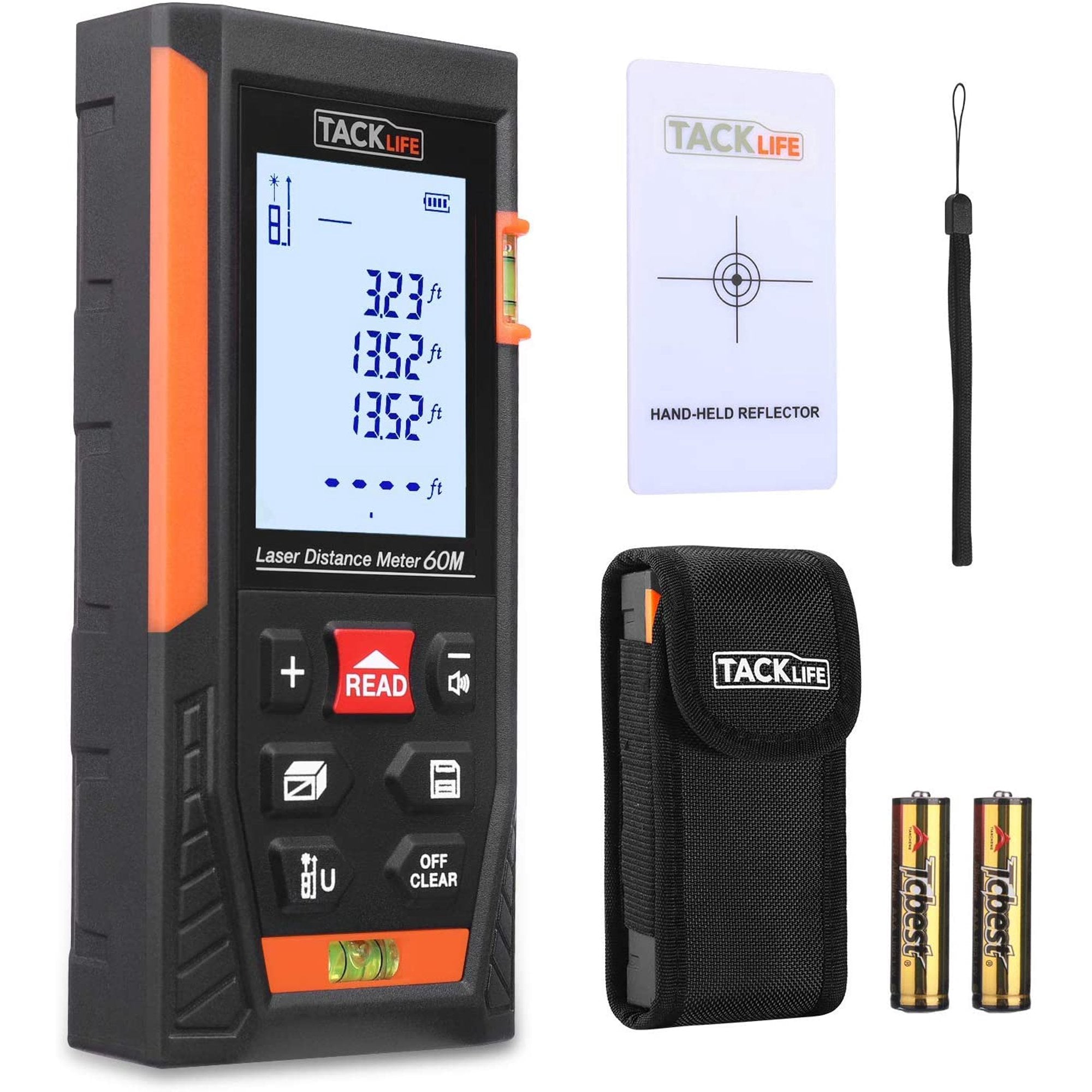 Tacklife HD60 Classic Laser Measuring Device 196Ft Free Shipping Real