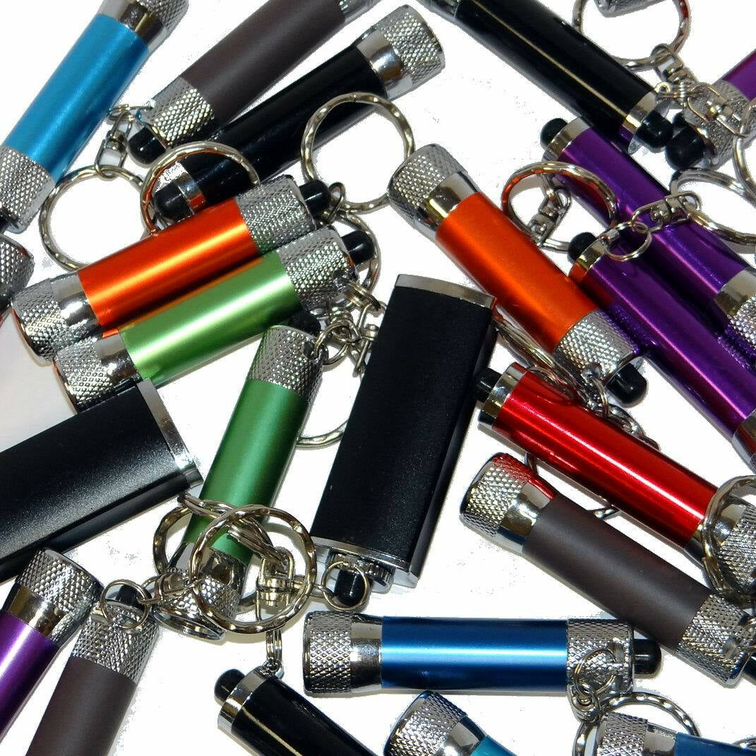 24-Pack: Super Bright 3 LED Flashlight Keychains In China Online